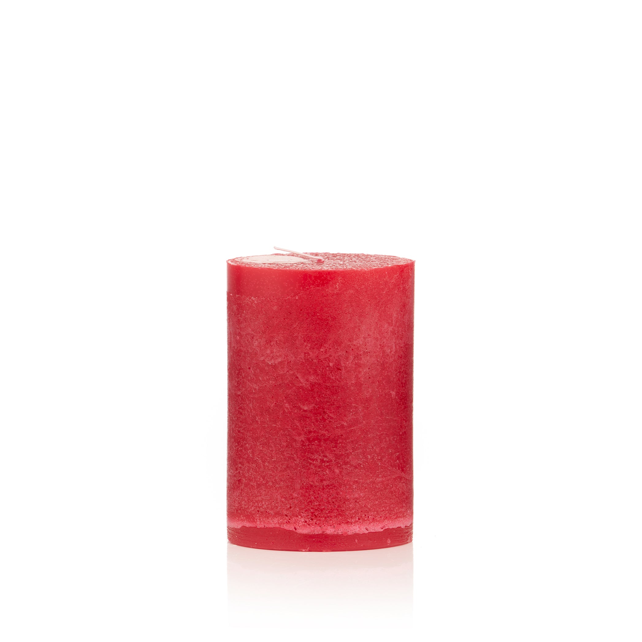 S&B Red Pillar Candle, 15cm
