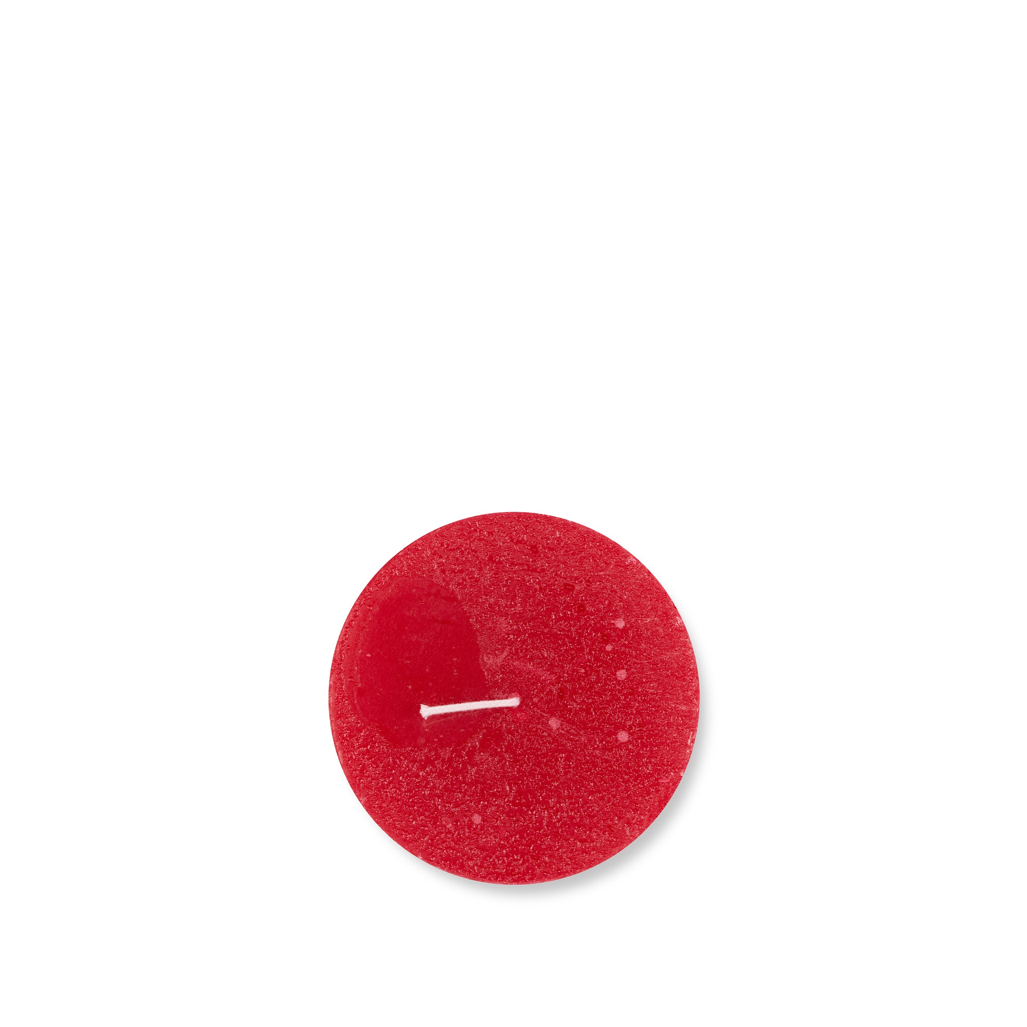 S&B Red Pillar Candle, 15cm