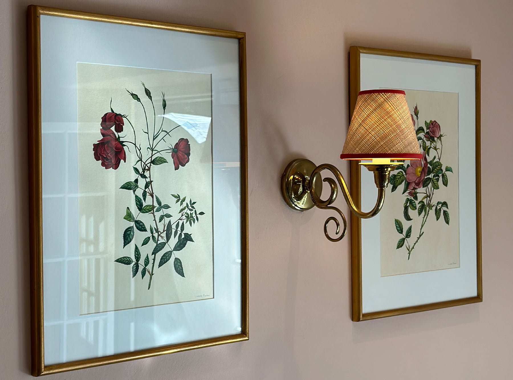 'Rose Trellis' Linen Tablecloth