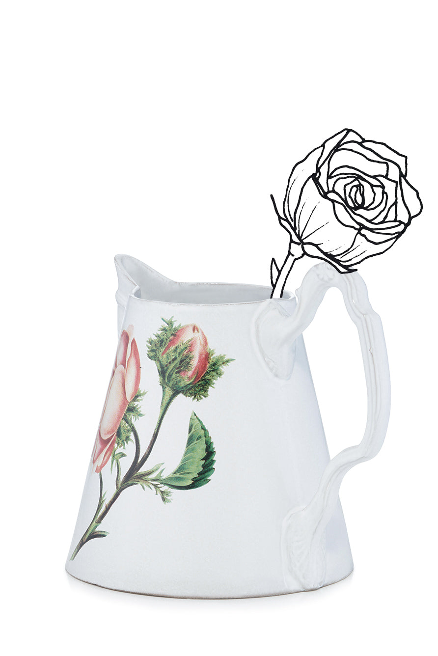 Rose Moss Pitcher by Astier De Villatte, 20cm