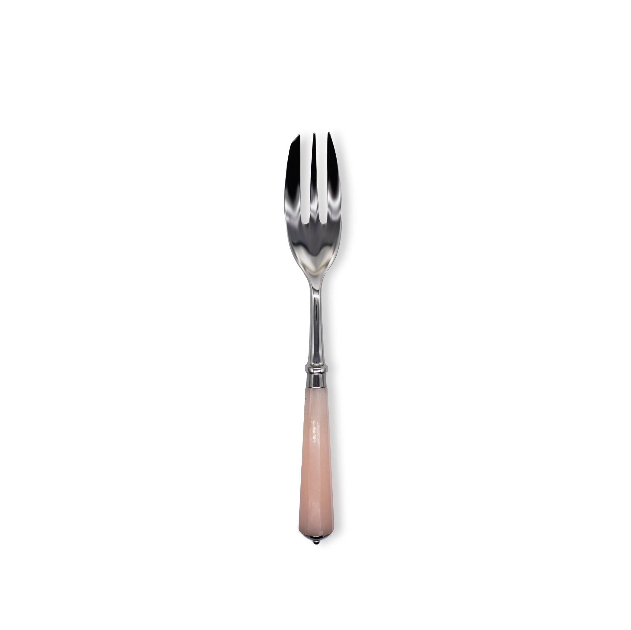 Ravel Faux Rose Quartz Stainless Serving Fork