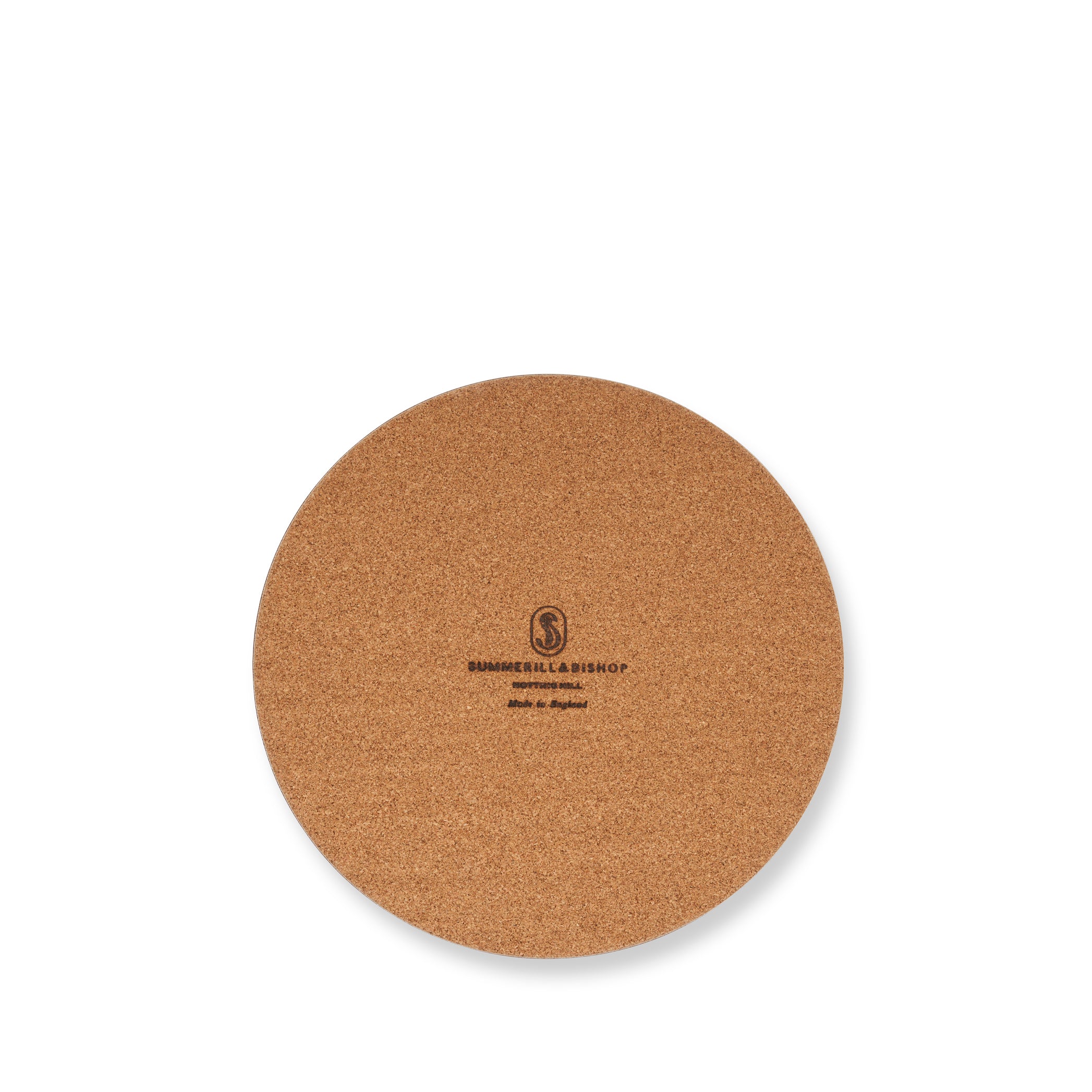 Herbarium Round Cork-backed Placemat in Passiflora, 34cm