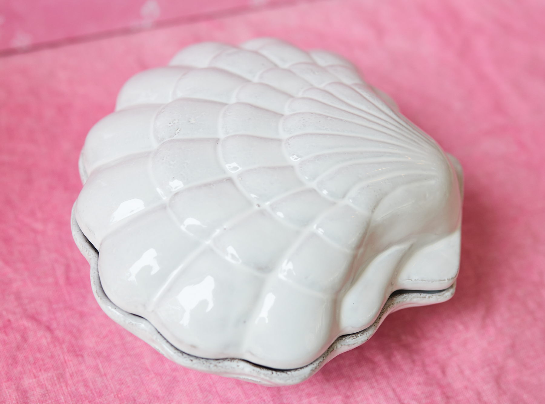 Shell Box by Astier de Villatte, 13.5cm