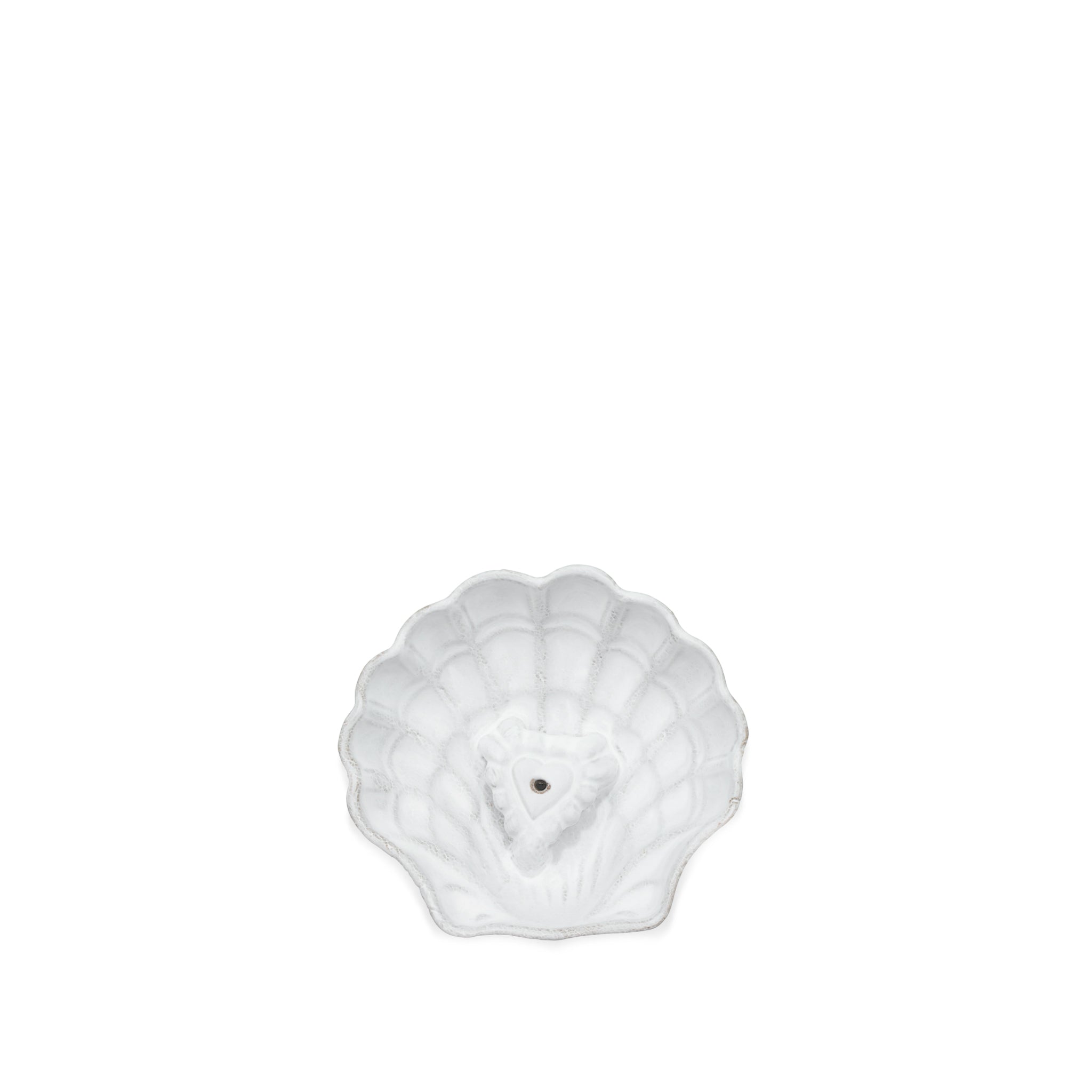 Shell Coeur Incense Holder by Astier de Villatte, 9.5cm