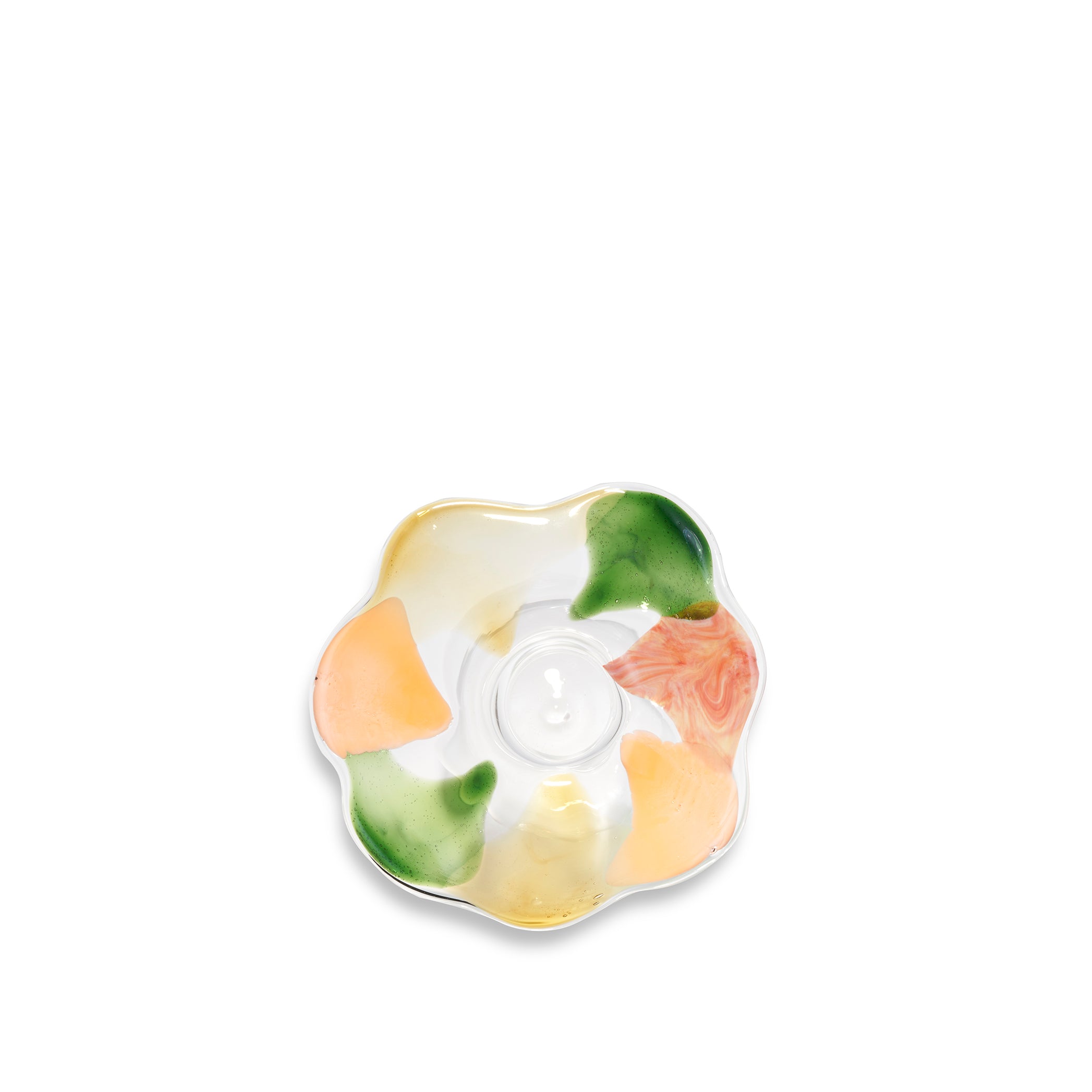 Small Handblown Glass Multicoloured Bud Vase, 14cm (IN ASSORTED COLOURS)