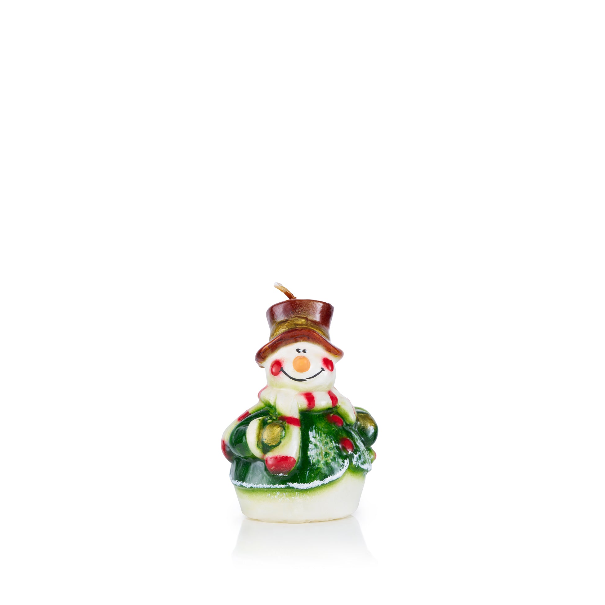 Snowman Decorative Candle, 11cm