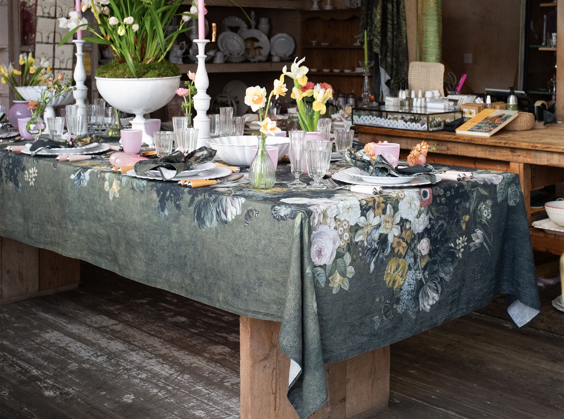 Set of 6 'Still Life 1815' Cork-Backed Coasters