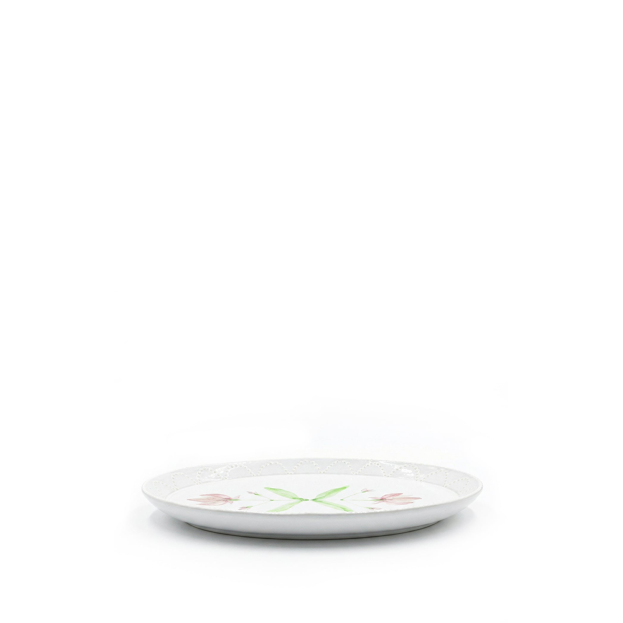 Exclusive Light Pink Cyclamen 'Bloom' Platter, 22cm x 32cm