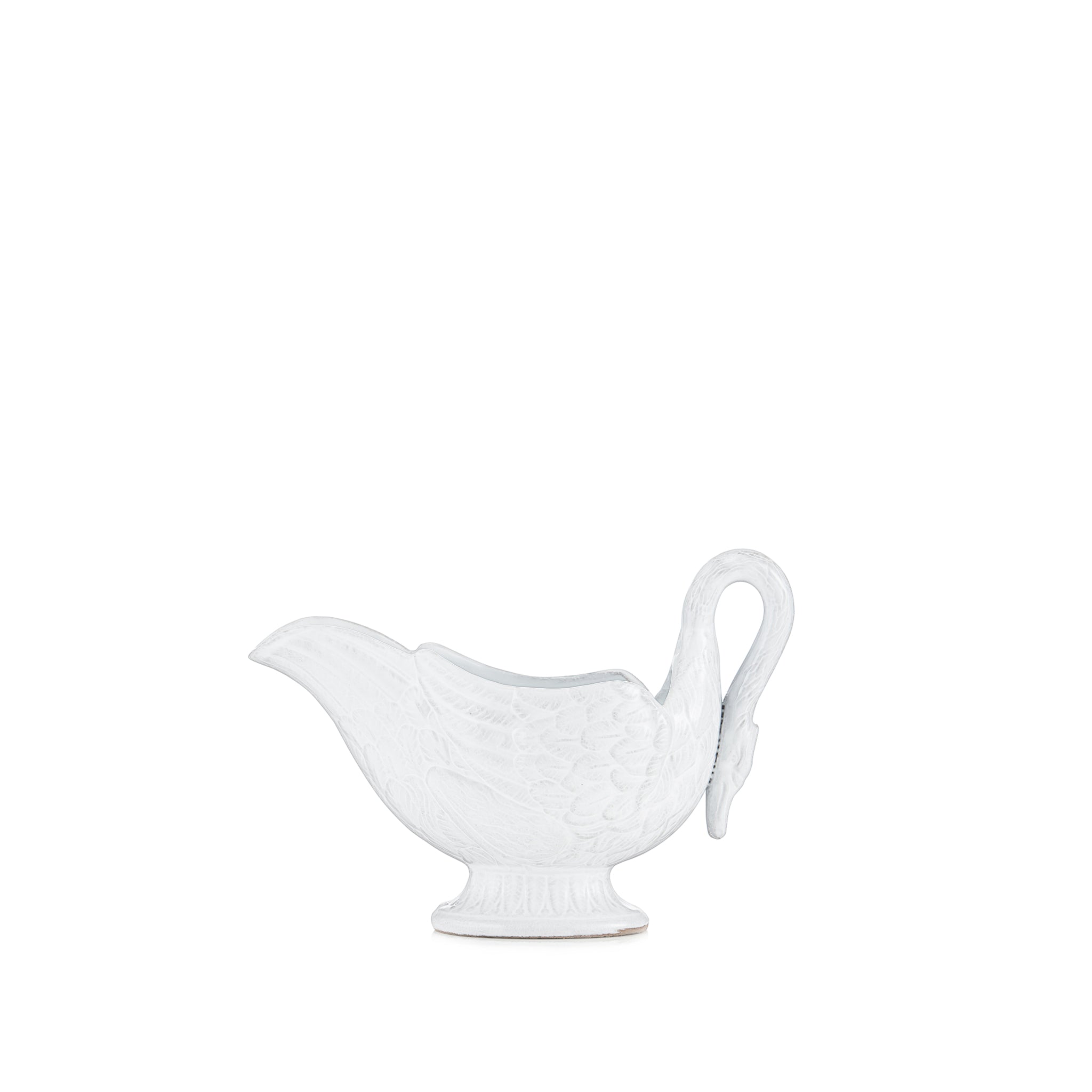Swan Gravy Boat by Astier de Villatte, 19cm