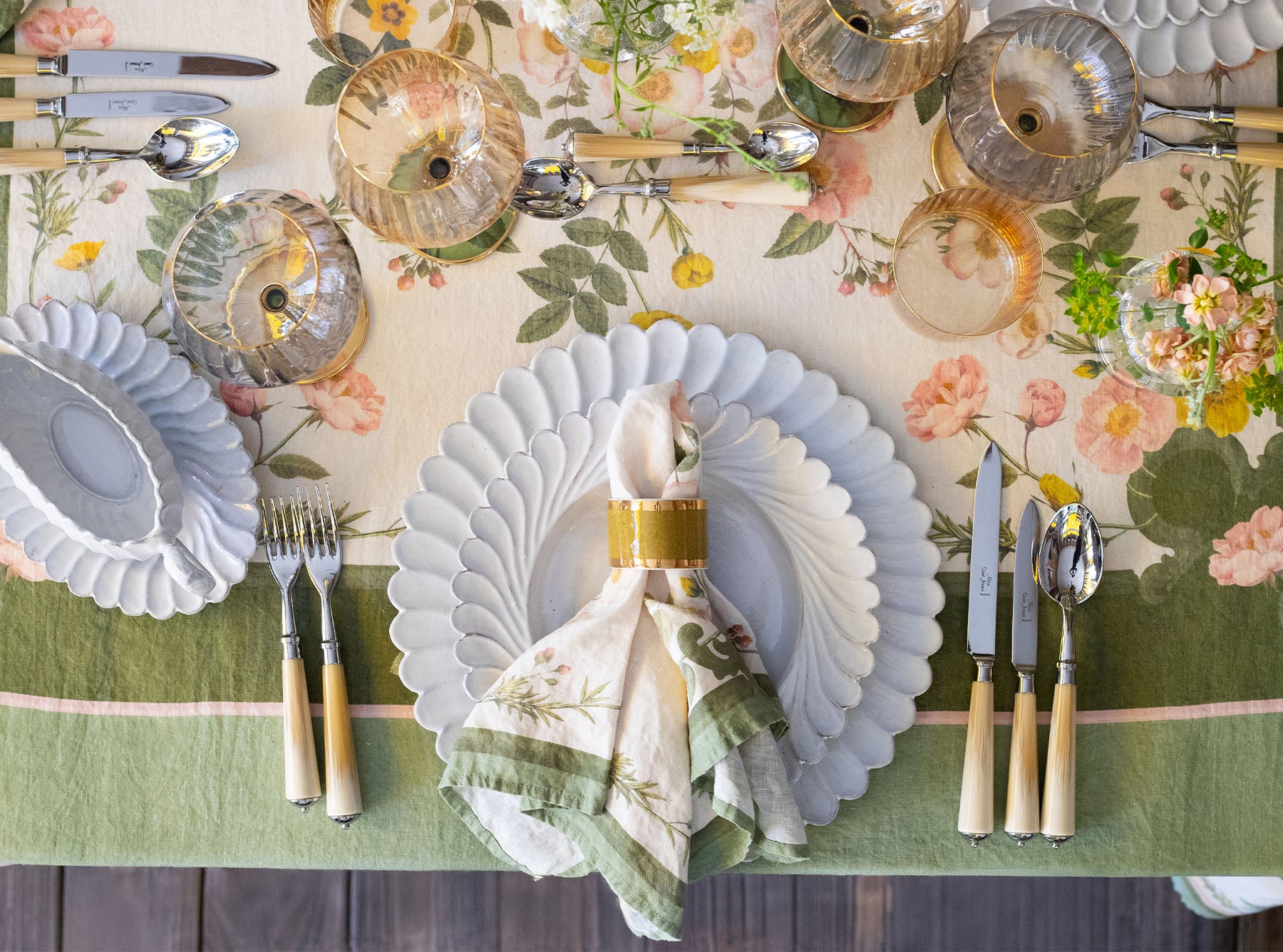 'Tapestry' Linen Tablecloth
