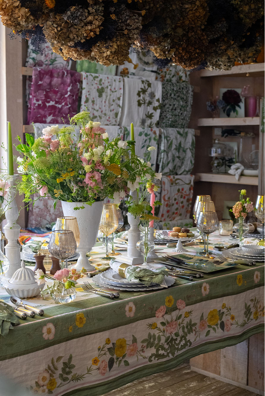 'Tapestry' Linen Tablecloth