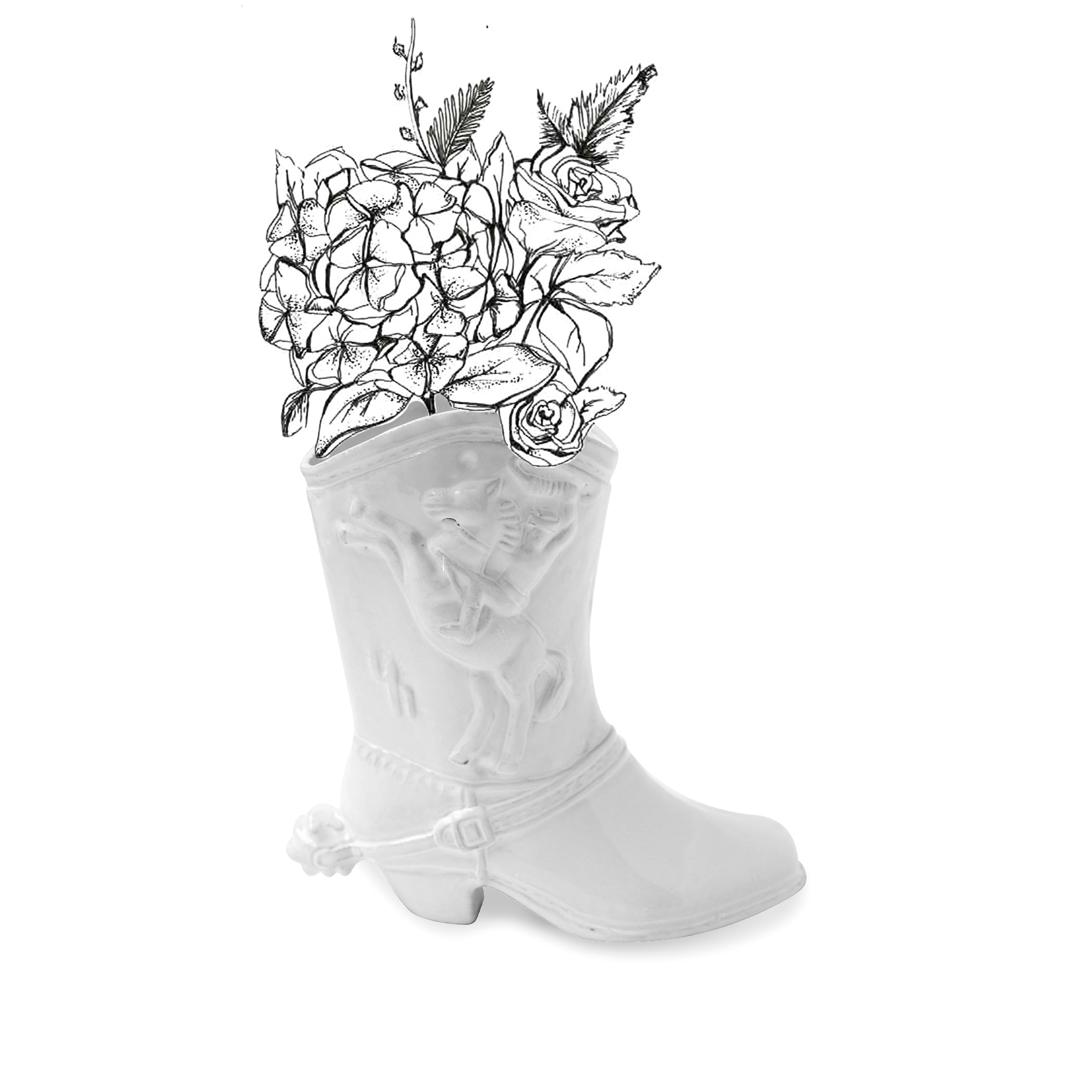 Right Foot Tucson Vase by Astier de Villatte, 23cm