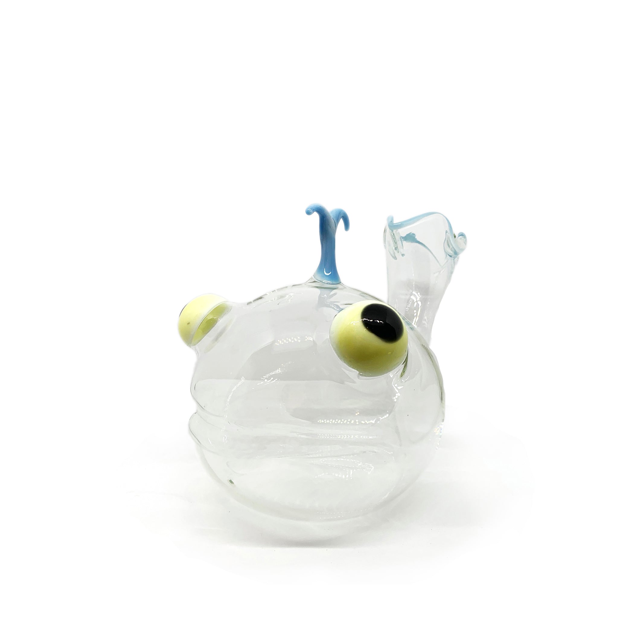 Handblown Glass Whale Decanter, 21cm
