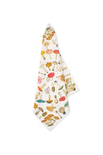 S&B x John Derian White 'Fungi' Linen Napkin