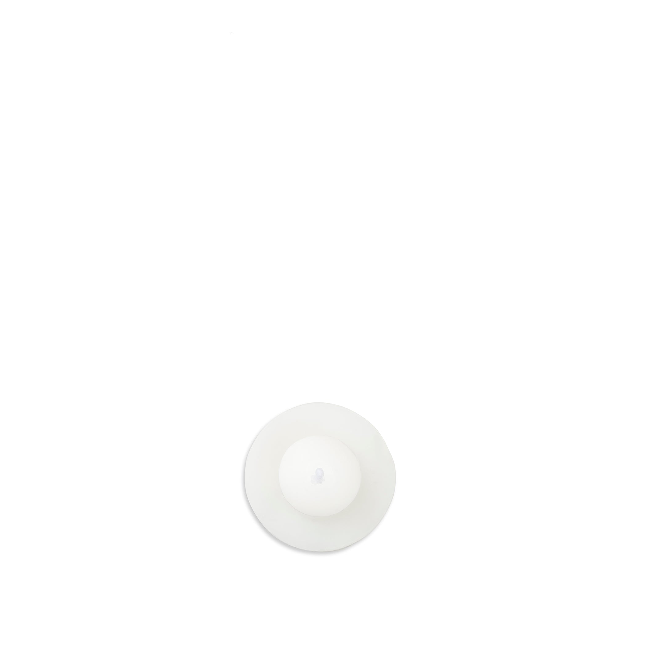 White Candlestick Shaped Candle, 25cm