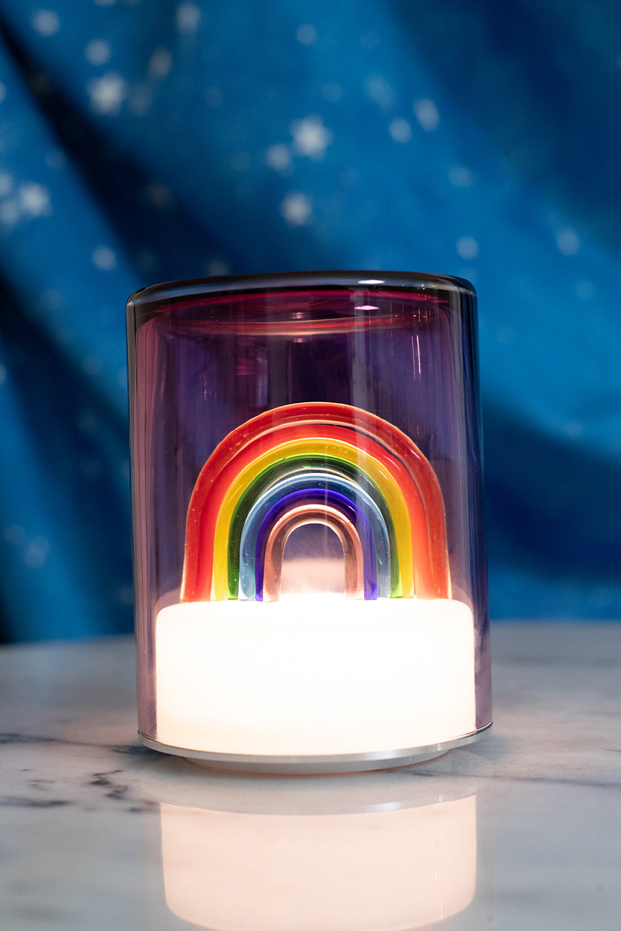 Green Wolf x Solange Azagury-Partridge Rainbow Murano Glass Wireless Rechargeable Table Lamp