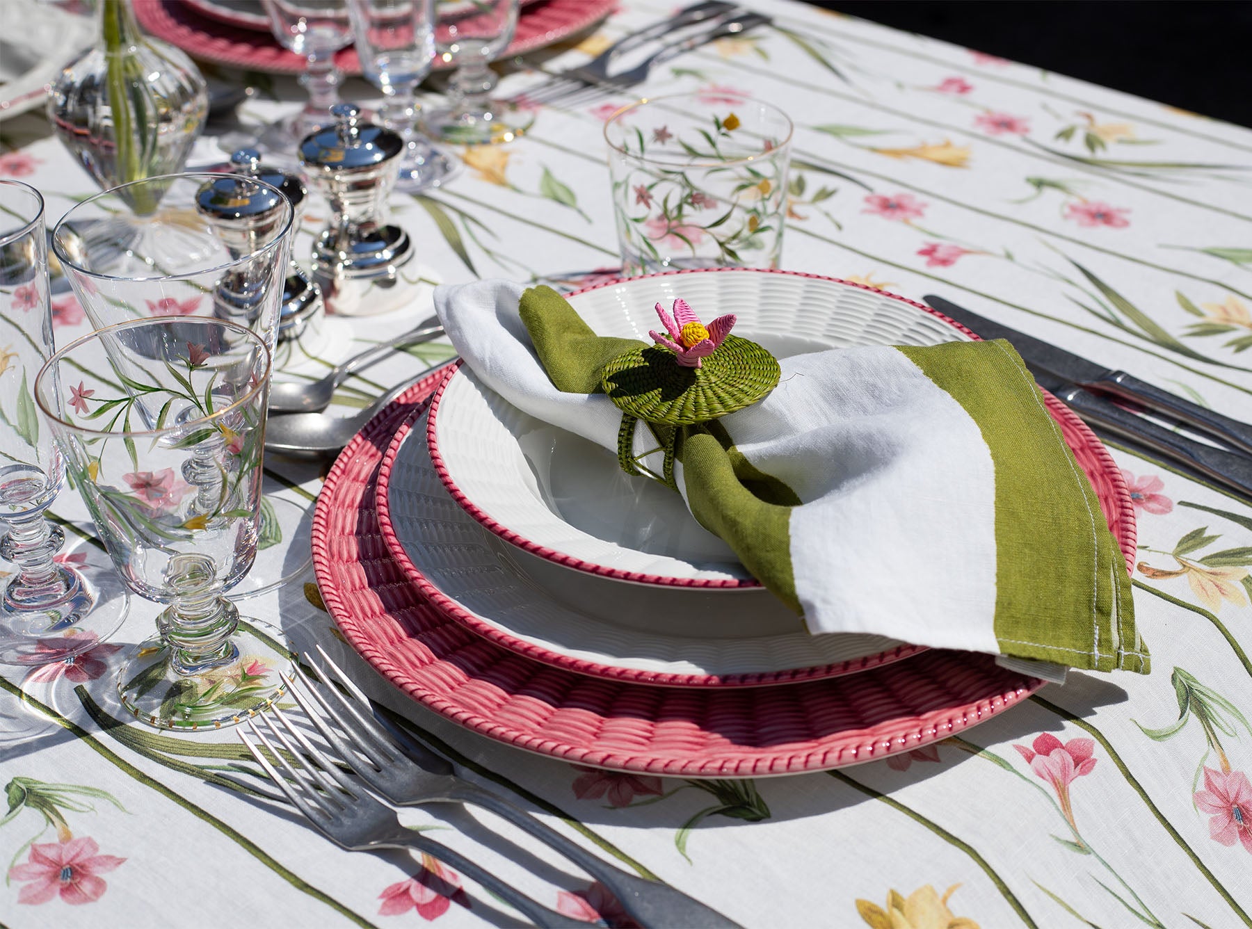 'Gladioli' Bedside Carafe & Tumbler Set