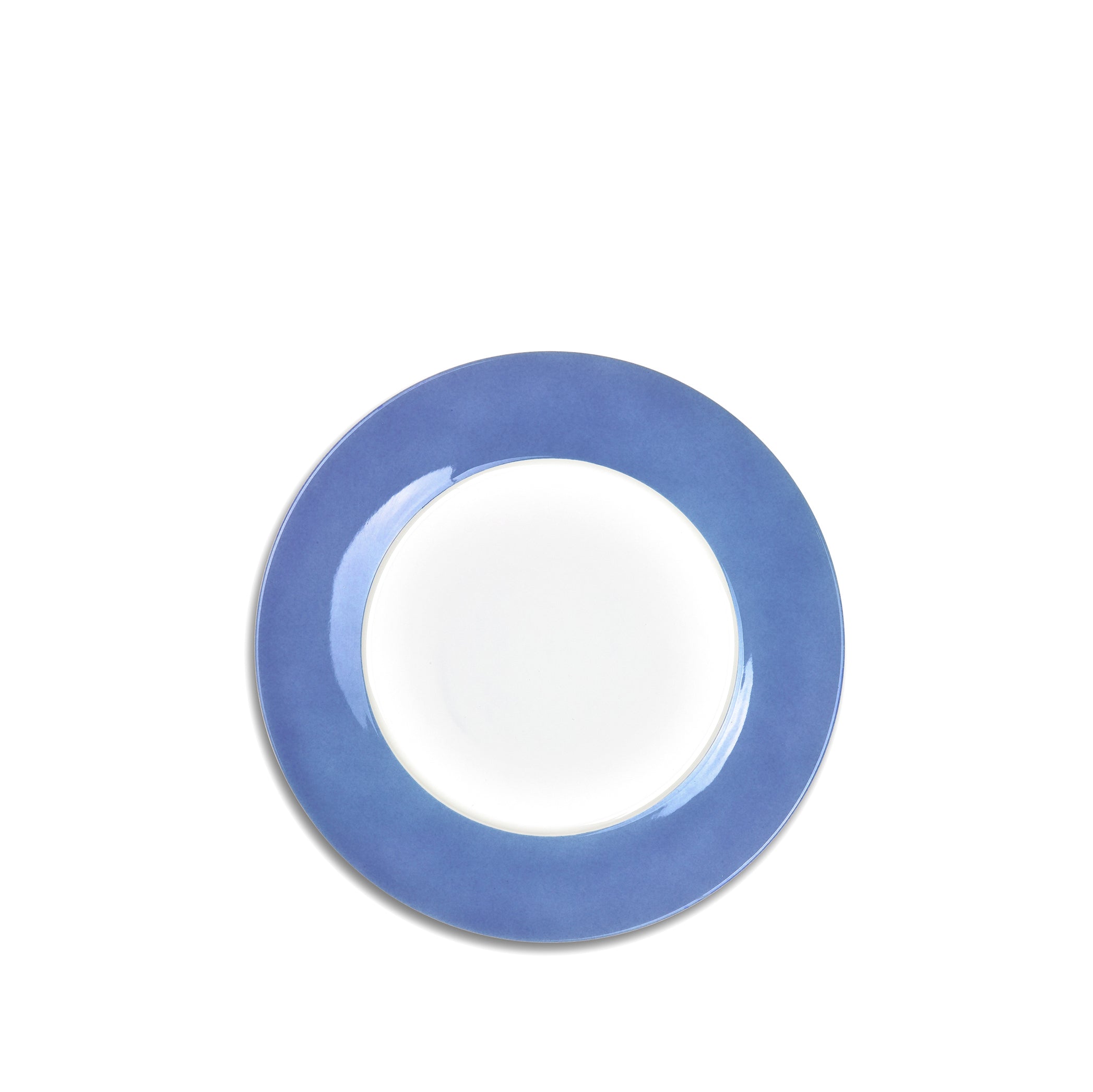 S&B 20cm Porcelain Side Plate with Blue Edge