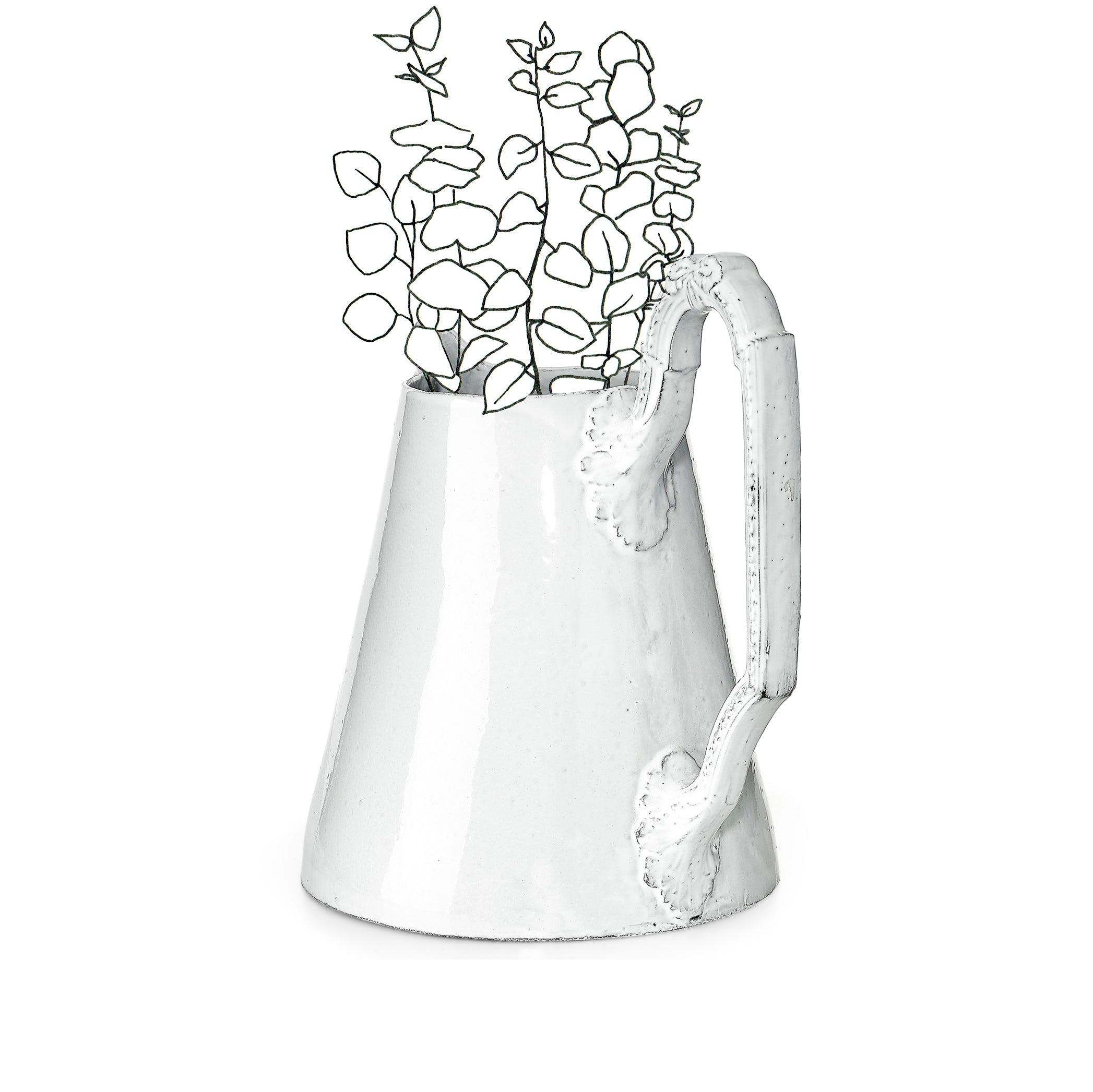 Louis XV Pitcher, Large by Astier de Villatte, 27cm