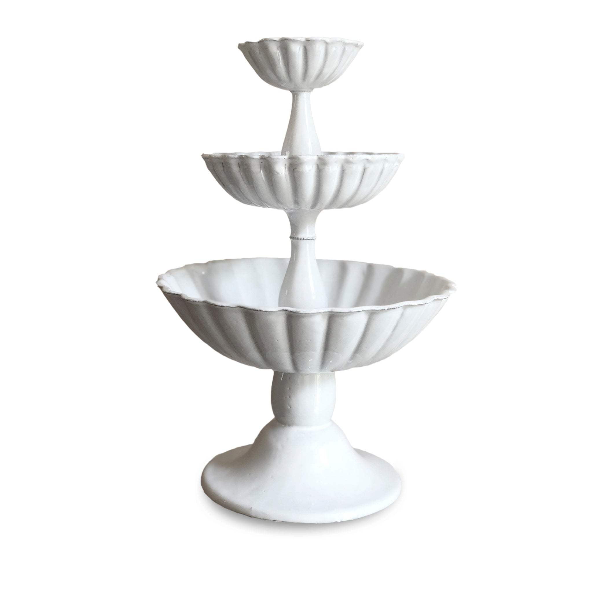 Peggy Three Level Bowl by Astier de Villatte, 37cm