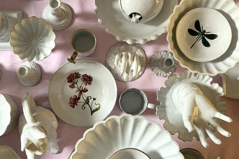 Dragonfly Soup Plate by Astier de Villatte