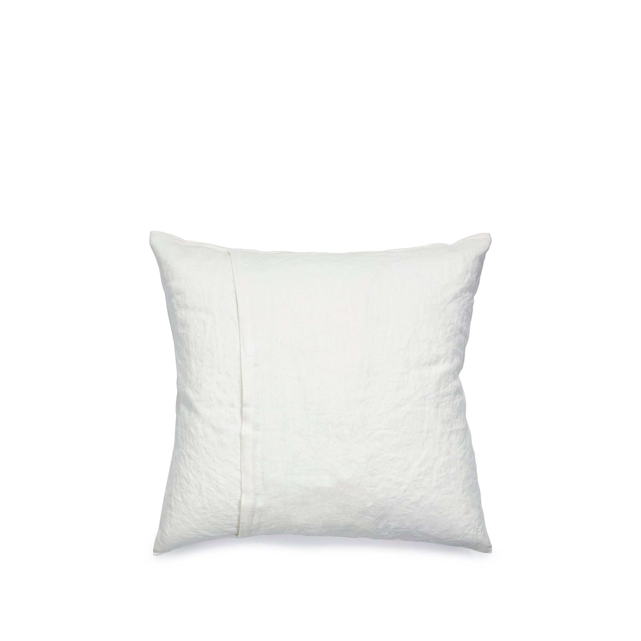 Hand Painted Linen Cushion in Mustard Yellow, 50cm x 50cm