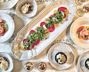 Pair of Positano Candlesticks By Astier de Villatte, 43.5cm