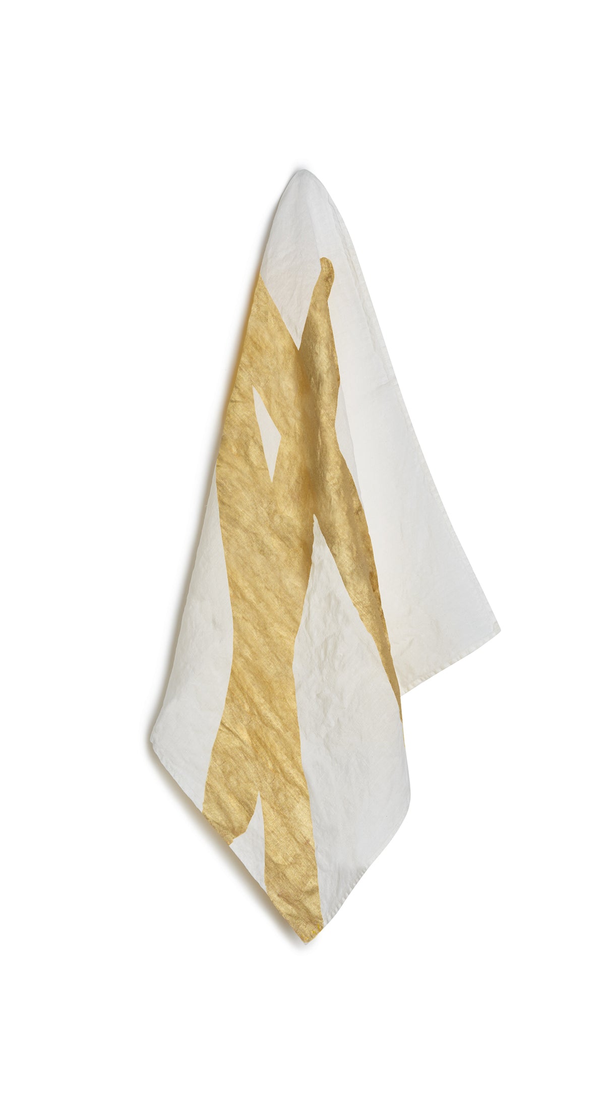 Alphabet Napkin 'A' in Gold, 50x50cm