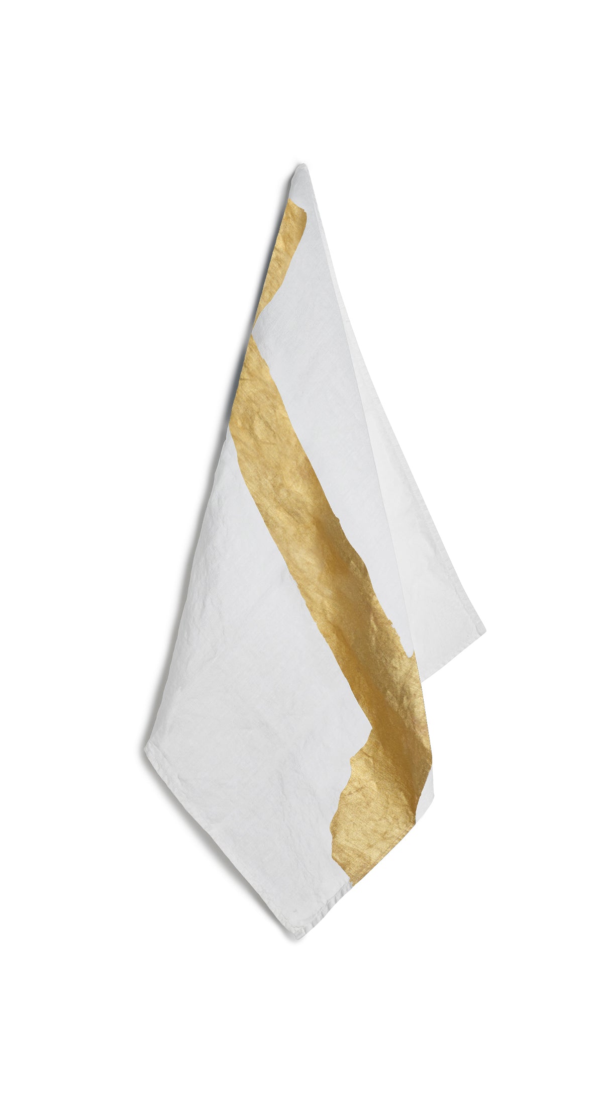 Alphabet Napkin 'I' in Gold, 50x50cm