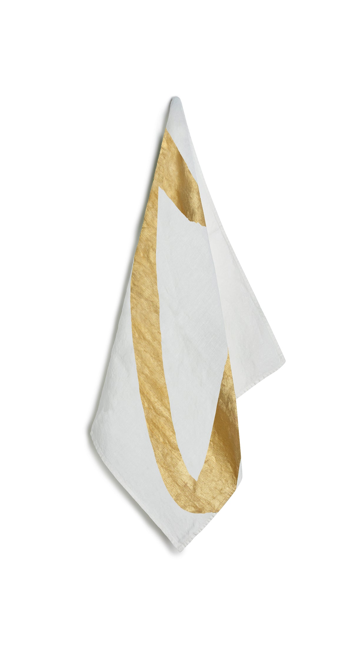 Alphabet Napkin 'C' in Gold, 50x50cm