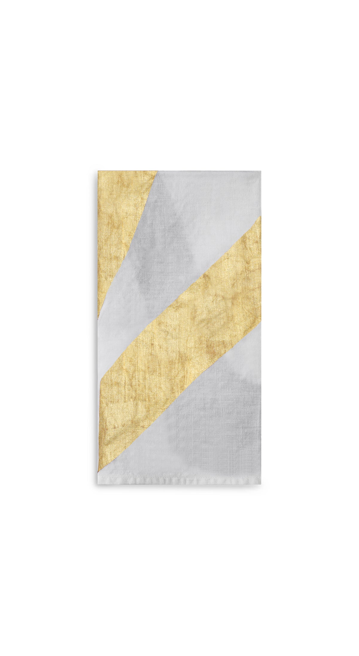 Alphabet Napkin 'W' in Gold, 50x50cm