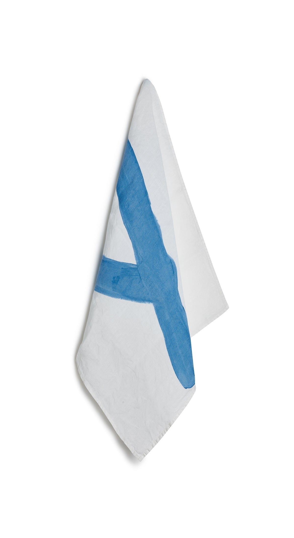 Alphabet Napkin 'Y' in Sky Blue, 50x50cm