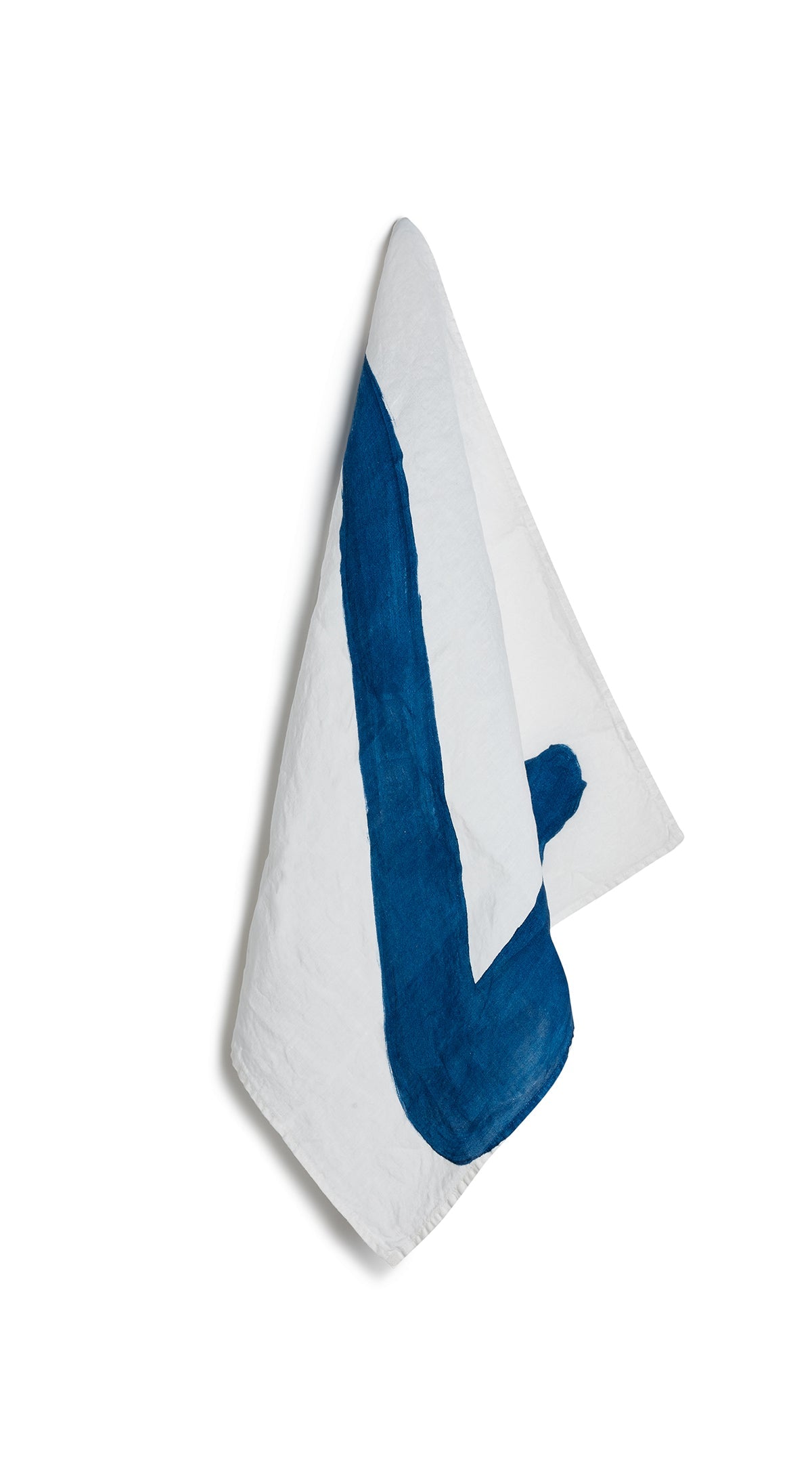 Alphabet Napkin 'Z' in Midnight Blue, 50x50cm