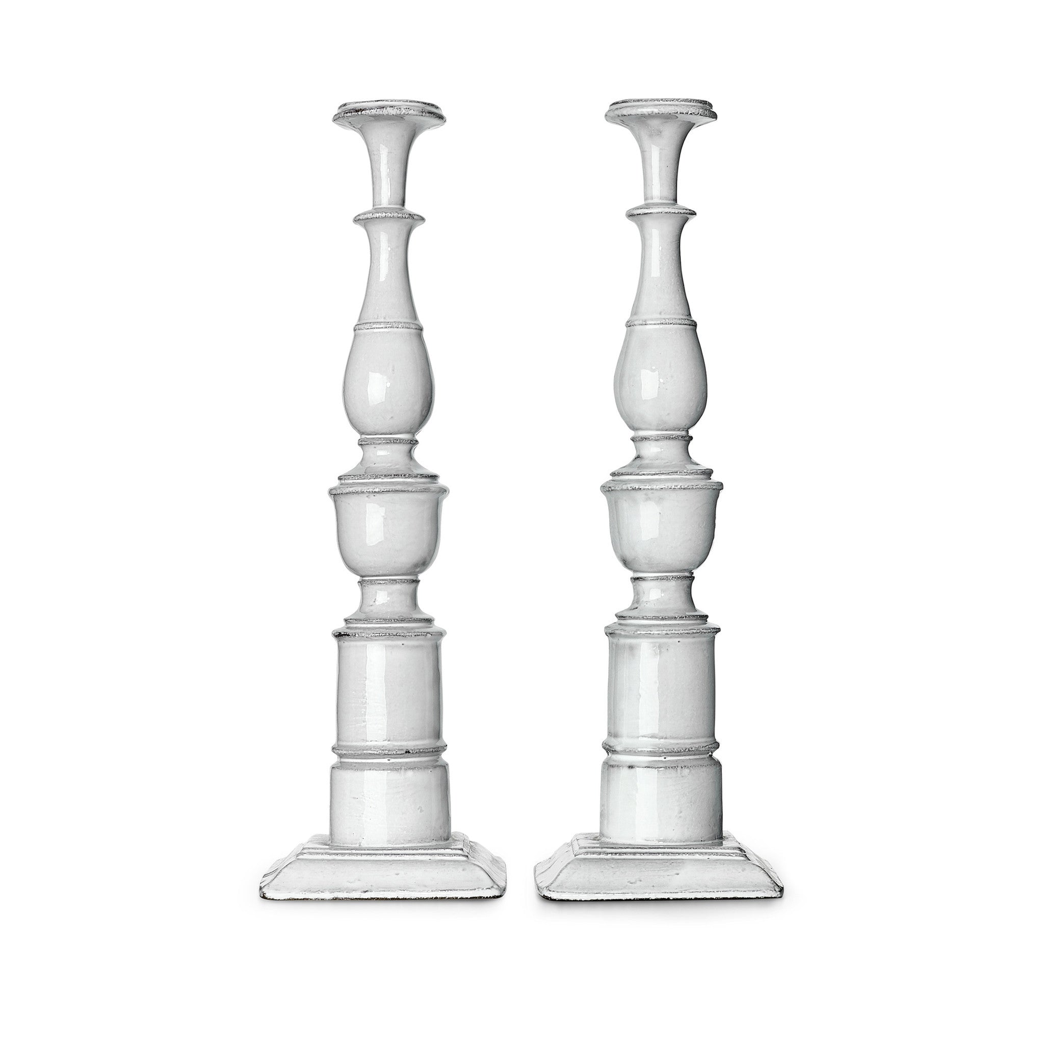 Pair of Amalfi Candlesticks By Astier de Villatte, 44cm