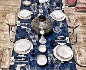 Pair of Istanbul Candlesticks by Astier de Villatte, 40cm