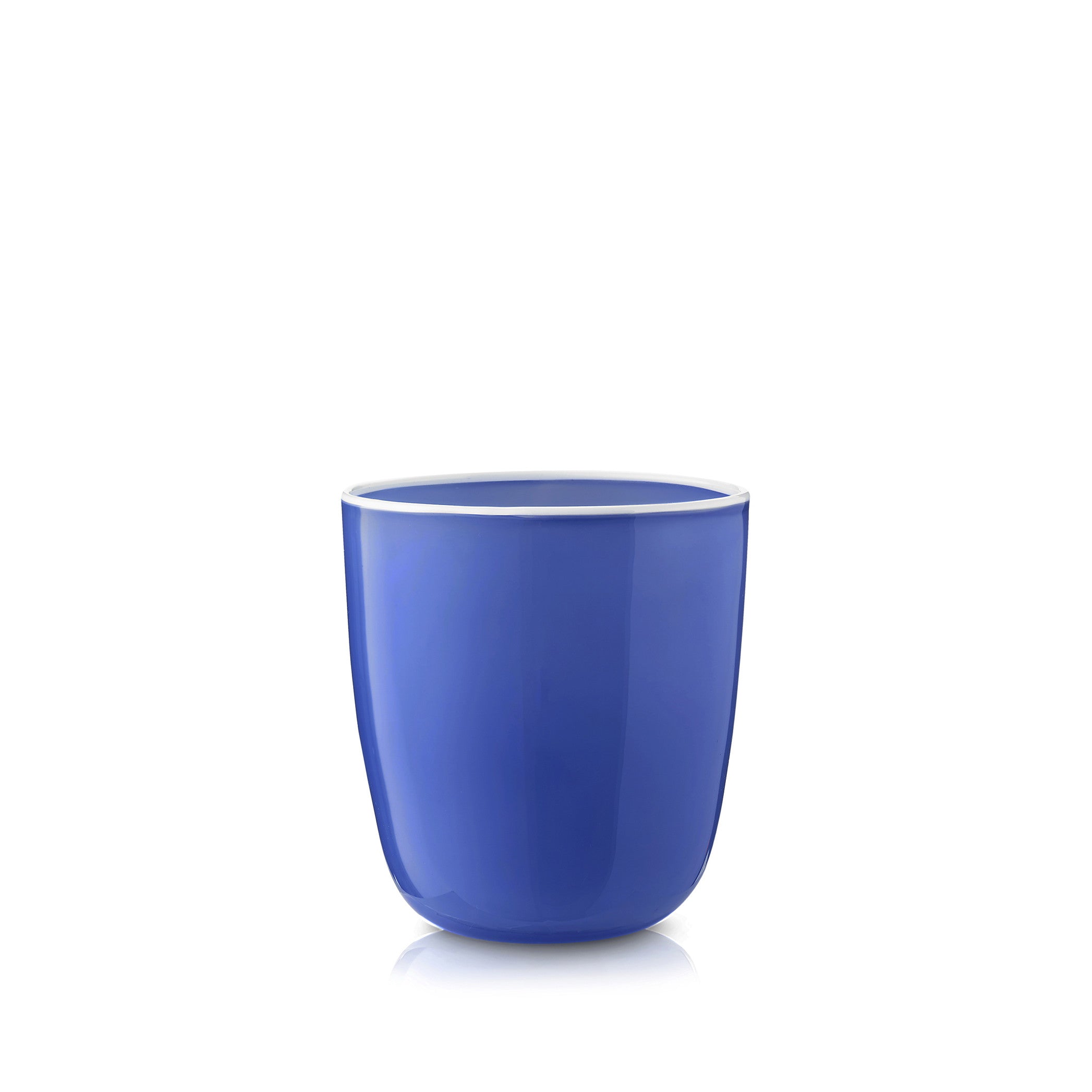 Handblown Bumba Glass Tumbler in Midnight Blue, 30cl