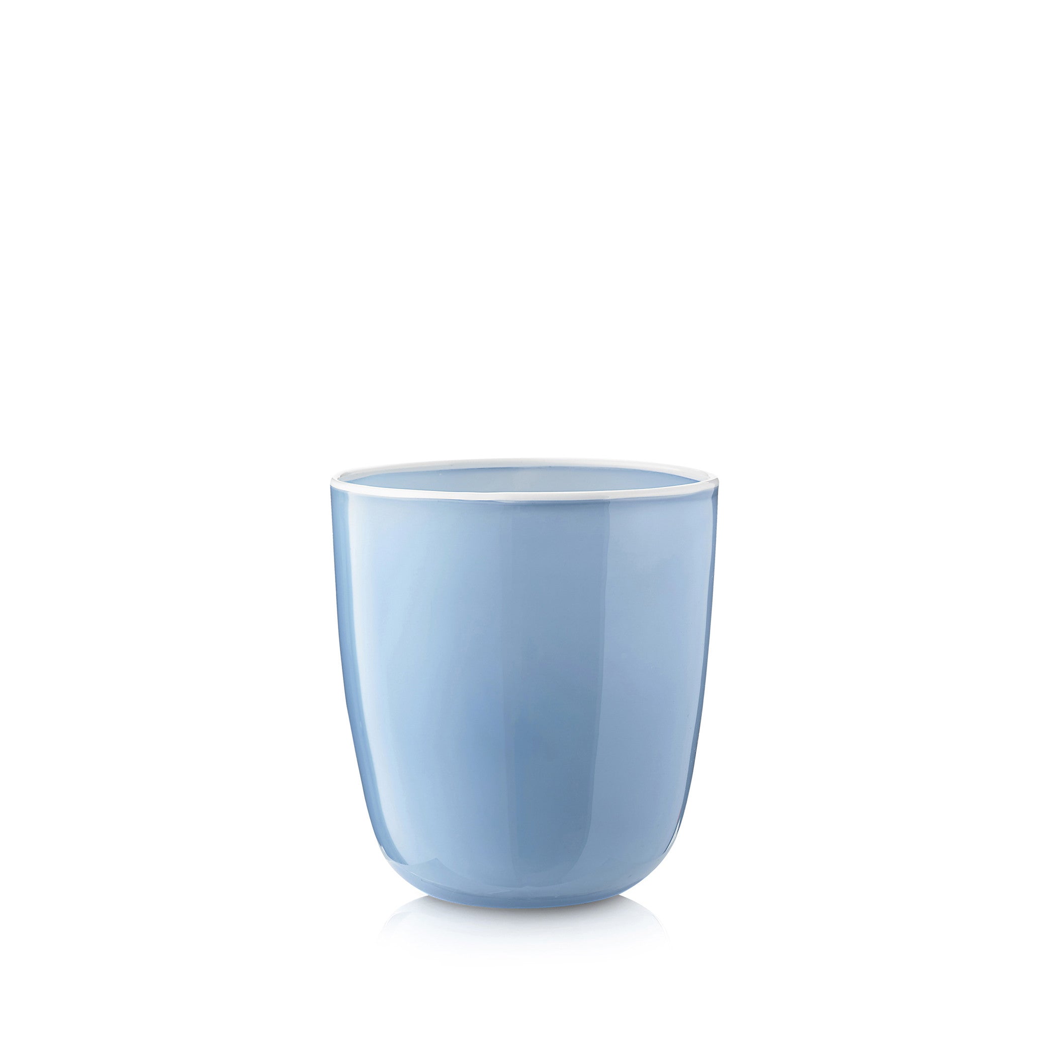 Handblown Bumba Glass Tumbler in Powder Blue, 30cl