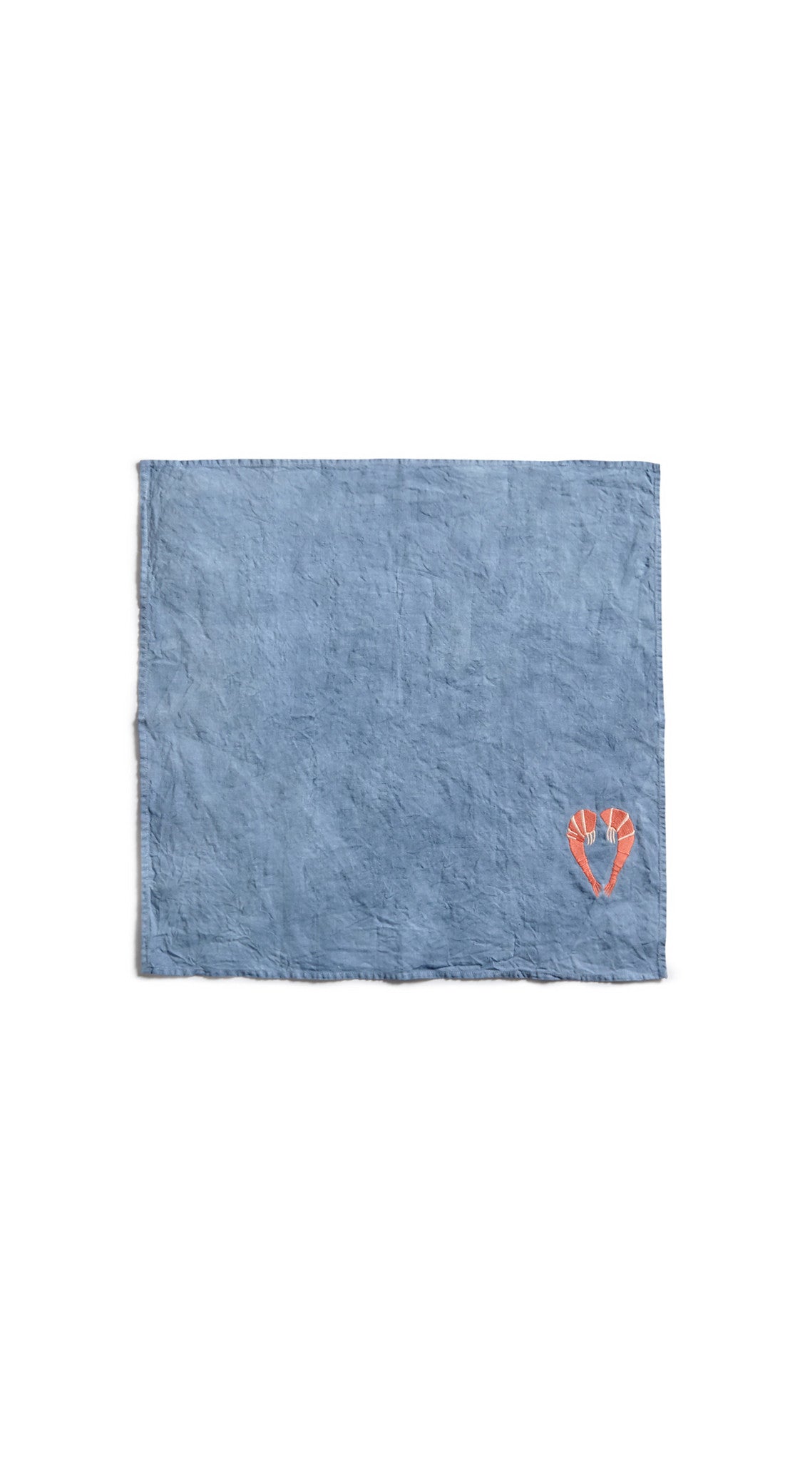 Summerill & Bishop x Shrimps Napkin in Powder Blue, 50x50cm
