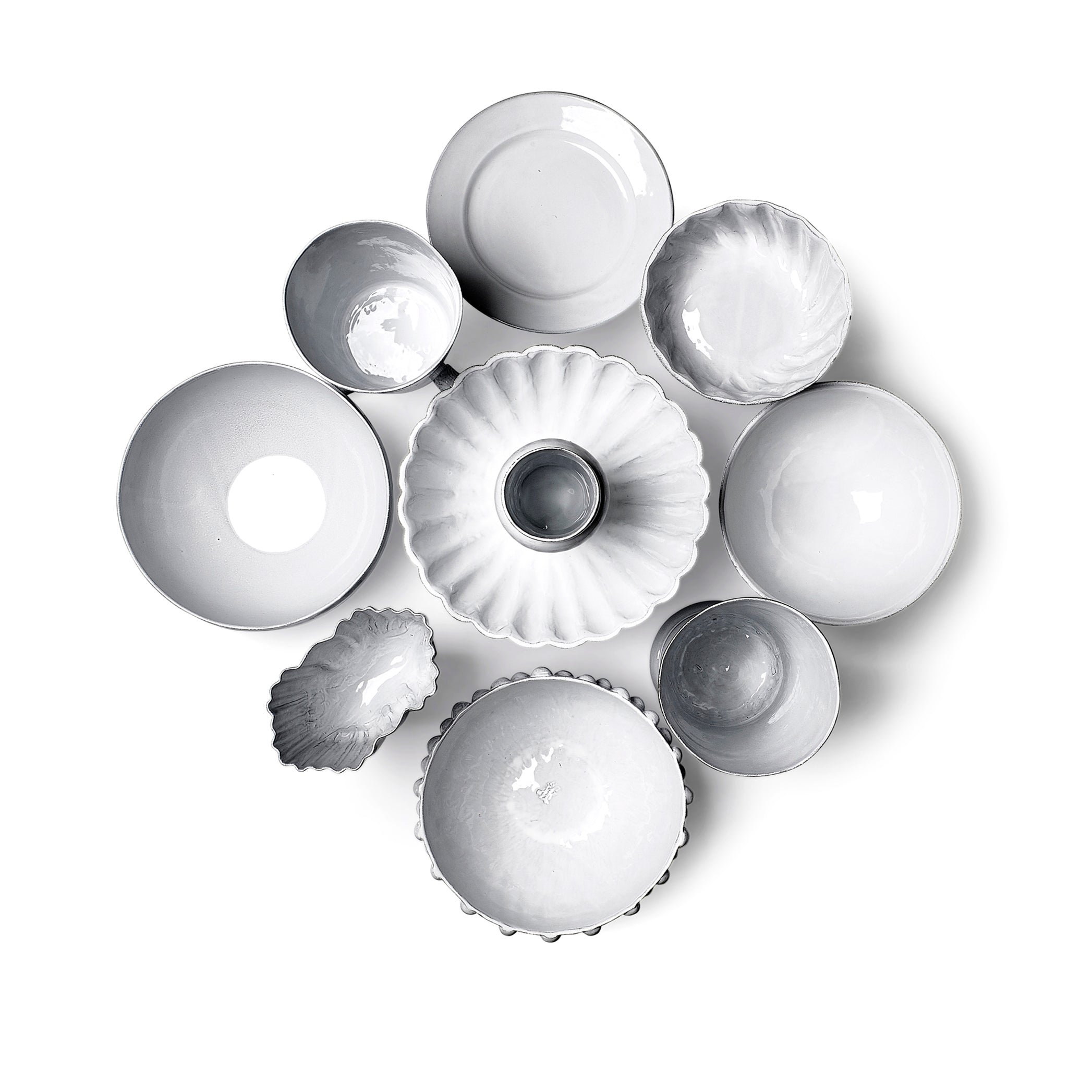 Pair of Istanbul Small Candlesticks By Astier de Villatte, 26.5cm