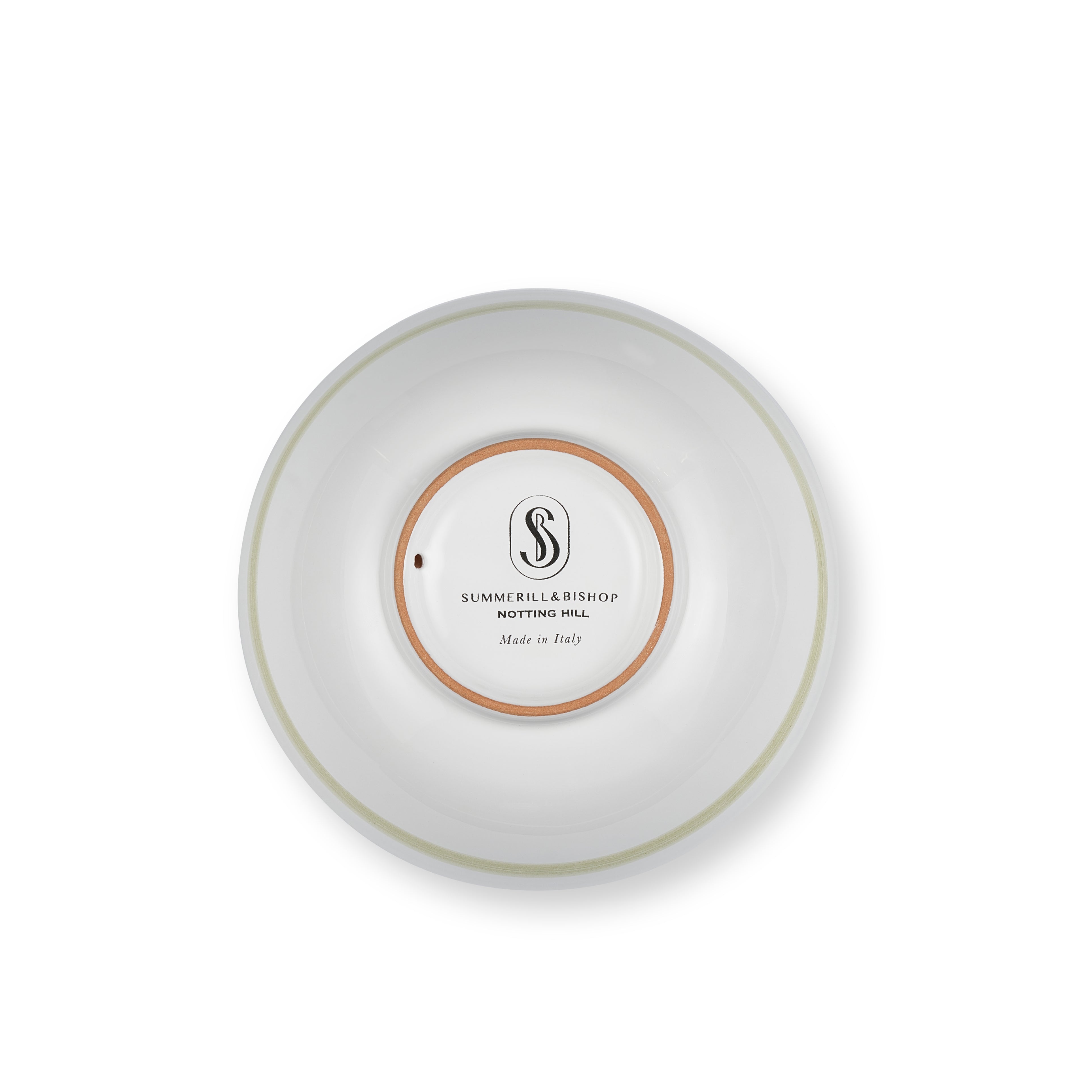 S&B 'Brushed' Ceramic Soup Bowl in Season Green, 16cm