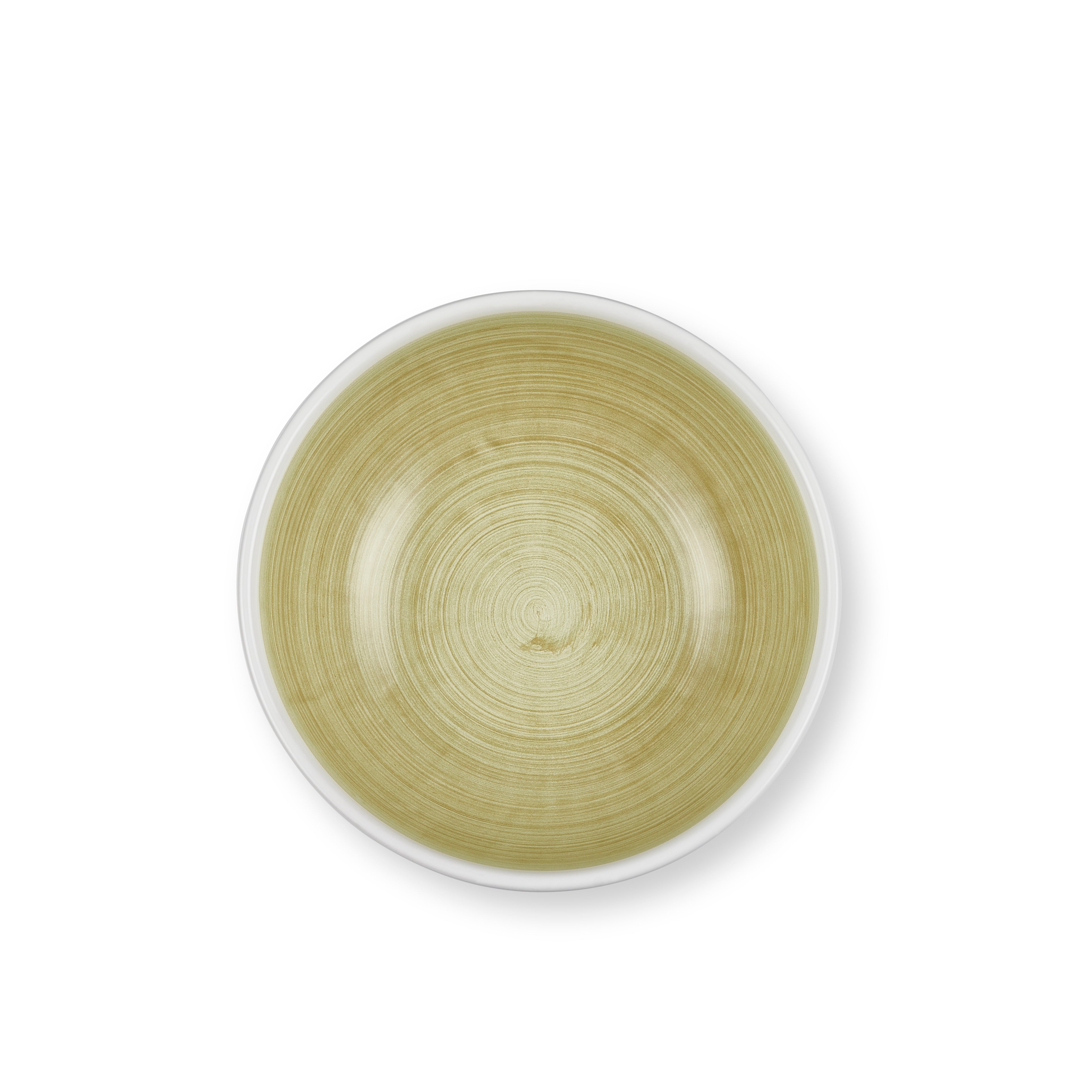 S&B 'Brushed' Ceramic Soup Bowl in Season Green, 16cm