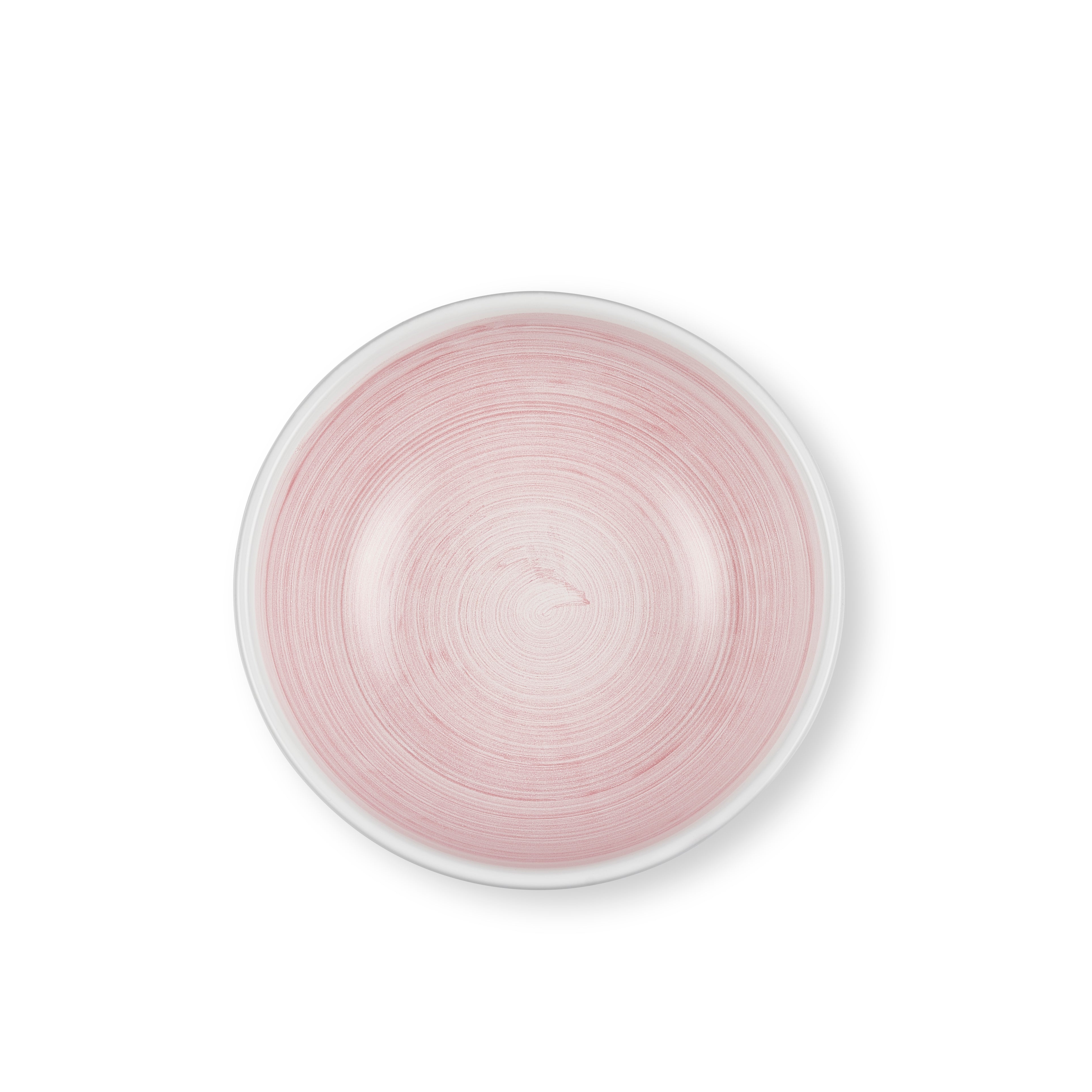 S&B 'Brushed' Ceramic Soup Bowl in Pastel Pink, 16cm