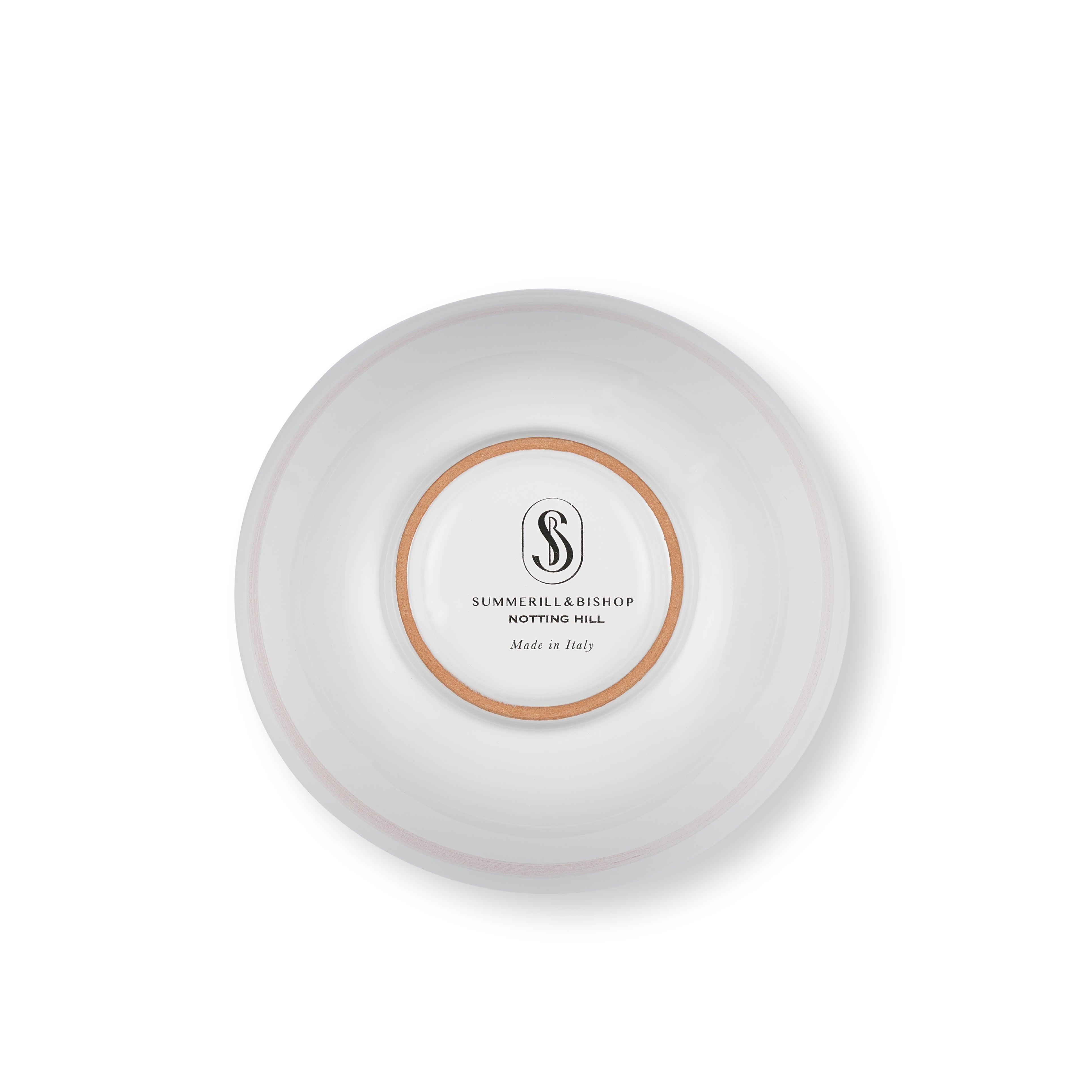 S&B 'Brushed' Ceramic Soup Bowl in Pastel Pink, 16cm