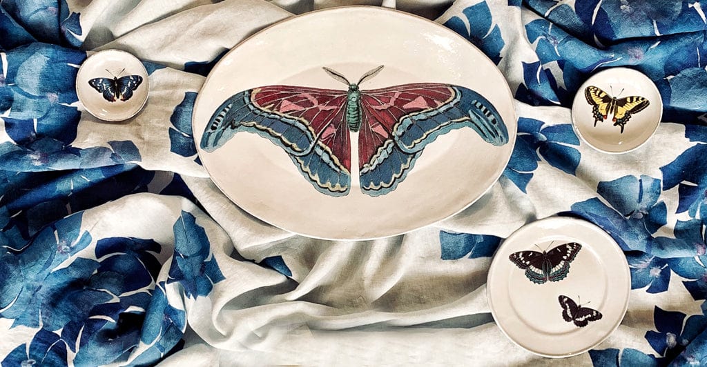 Kamel Cloud Dish by Astier de Villatte, 16cm