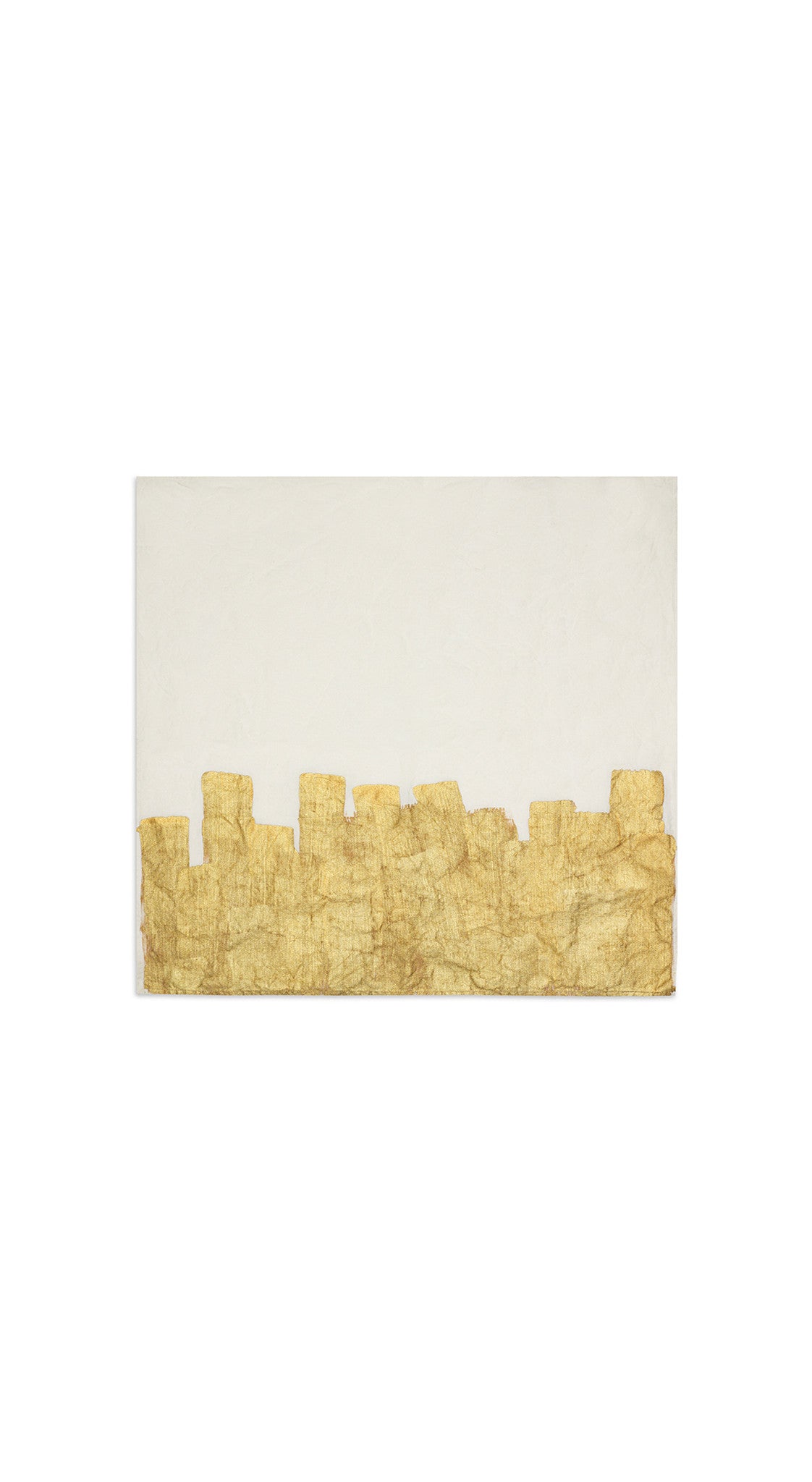 "Gold" Summerill & Bishop x Carolina Bucci Linen Napkin, 50x50cm