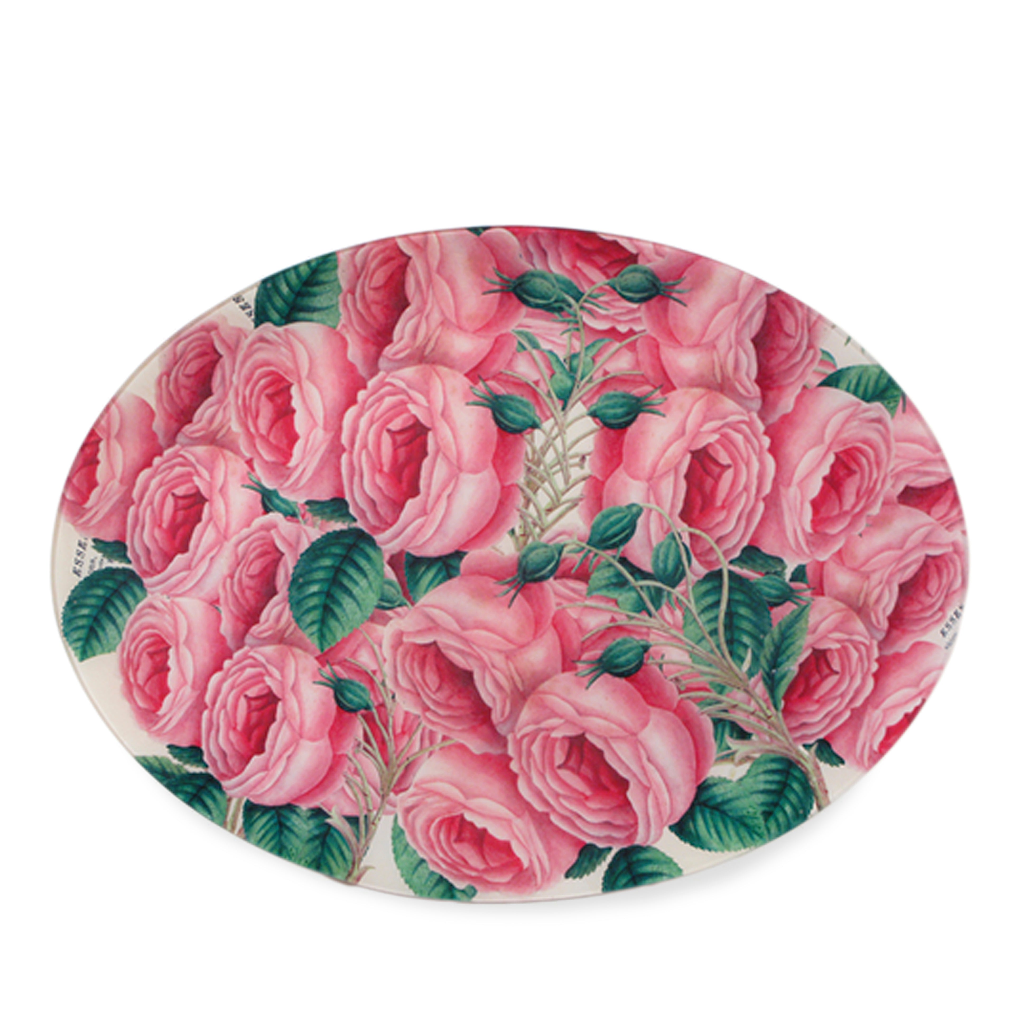 John Derian 'Cascading Roses' Oval Platter, 35.5 x 48cm