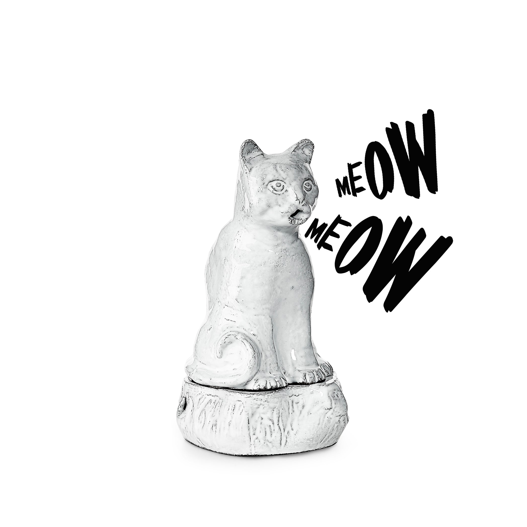 Setsuko Cat Incense Burner by Astier de Villatte, 20.5cm