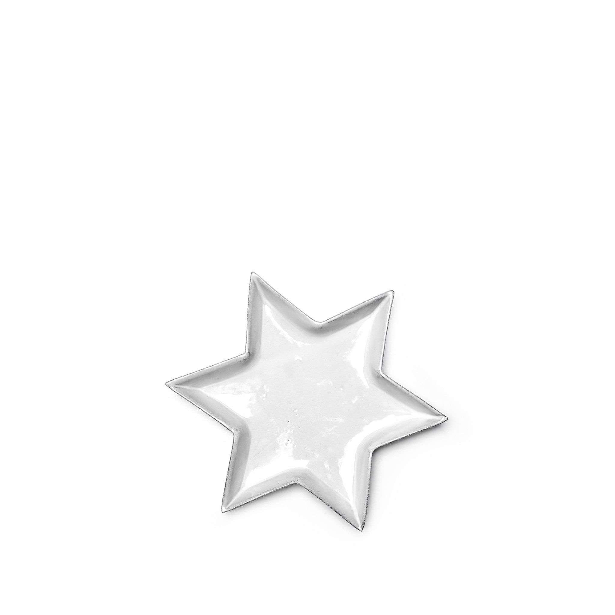 Etoile Dessert Plate by Astier de Villatte, 24.5cm