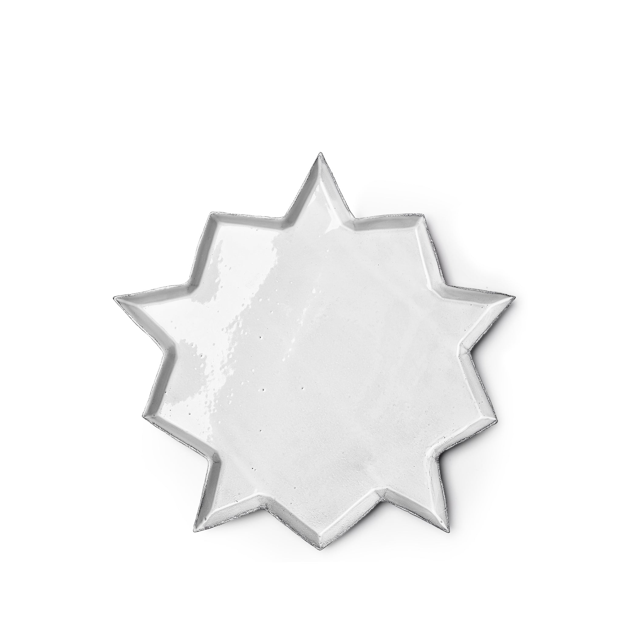 Etoile Dinner Plate by Astier de Villatte, 35.5.cm