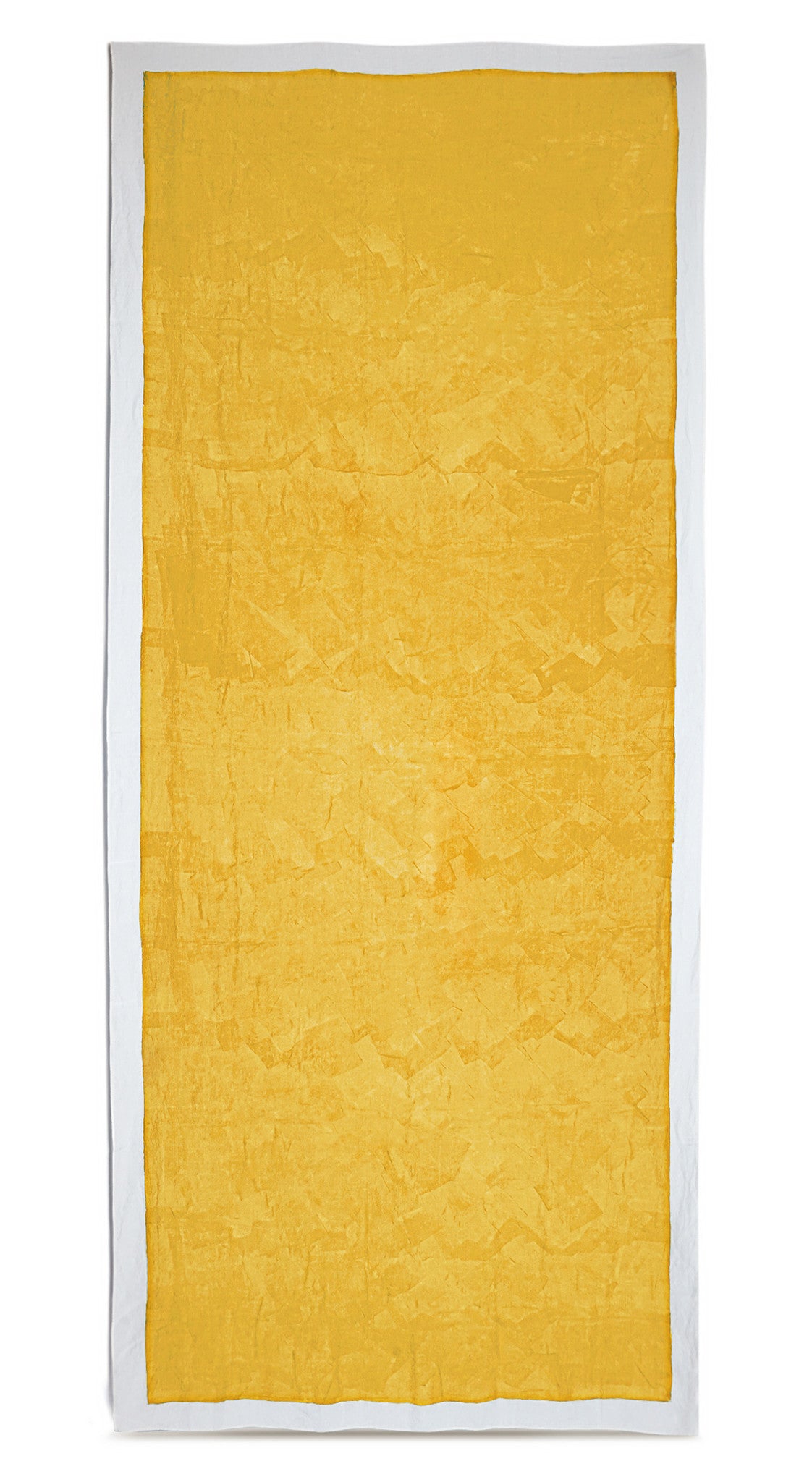 Full Field Linen Tablecloth in Lemon Yellow